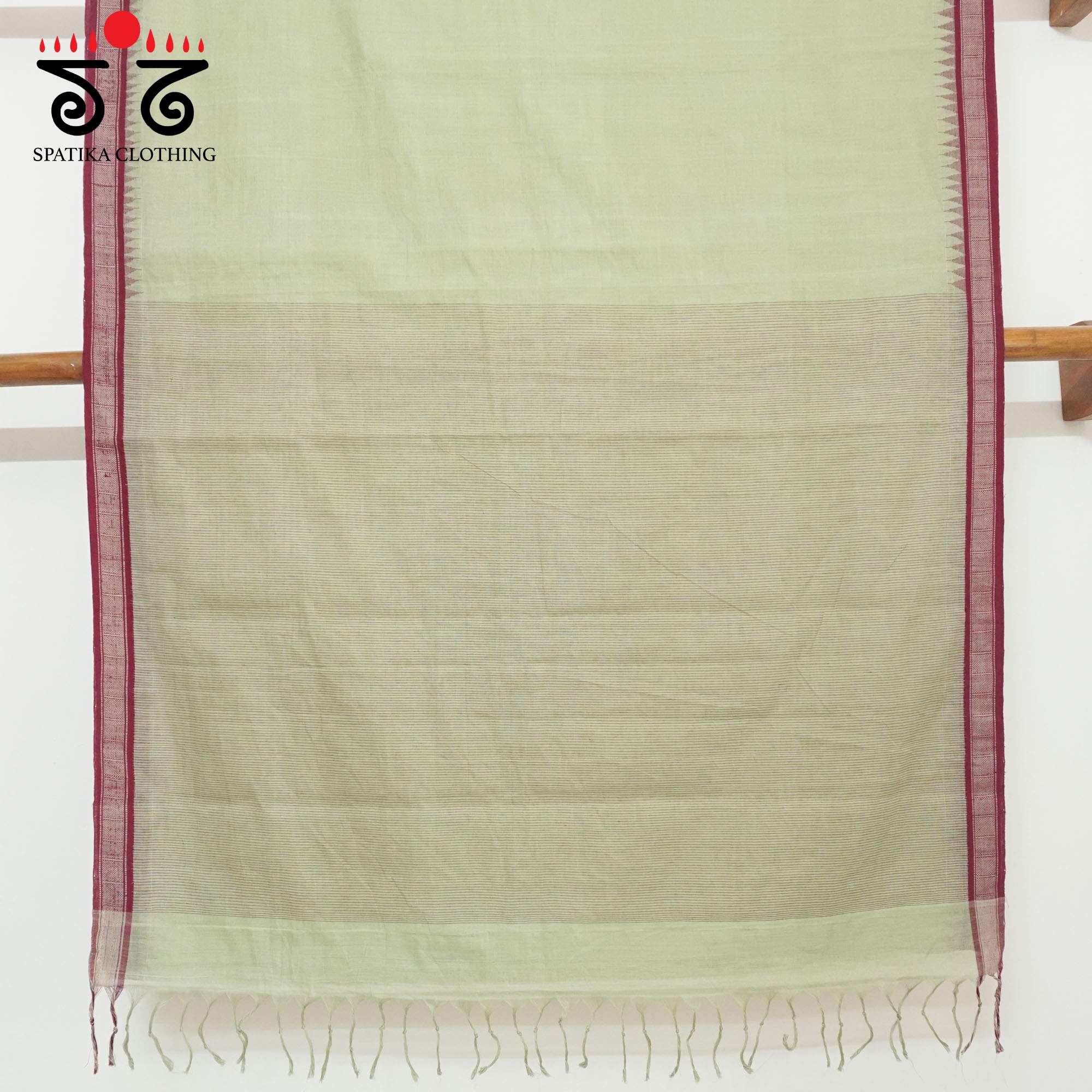 Grey Ponduru Handspun Cotton Saree With Special Blouse