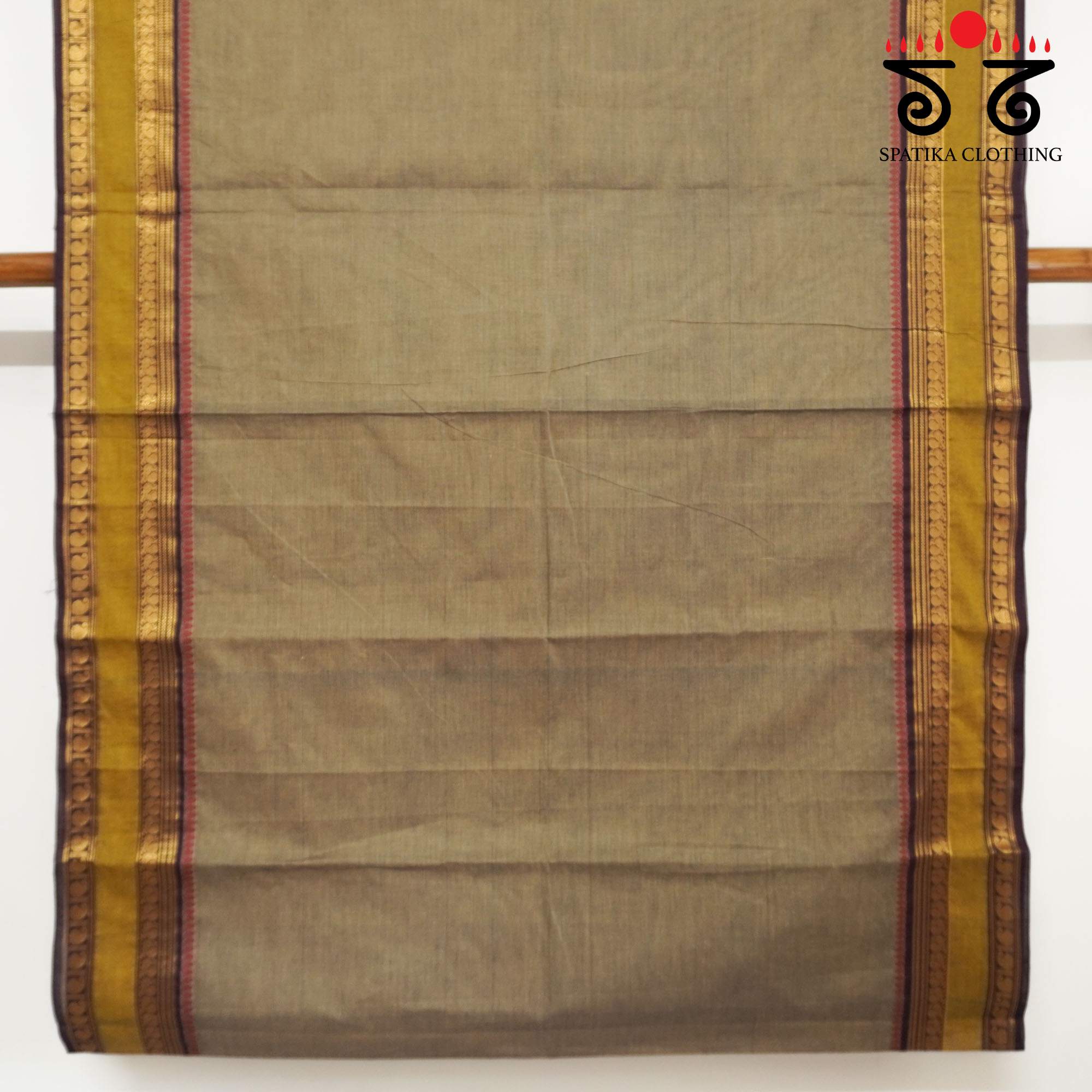 Grey Chettinad Cotton Saree