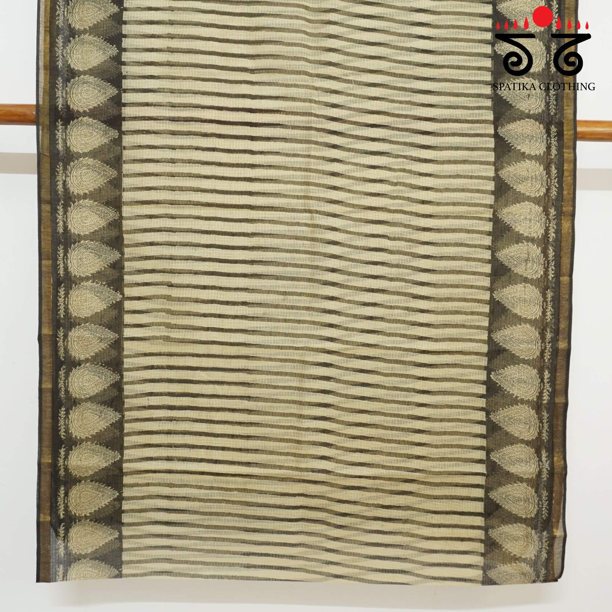 Beige Multi Kota Hand Block Printed Saree