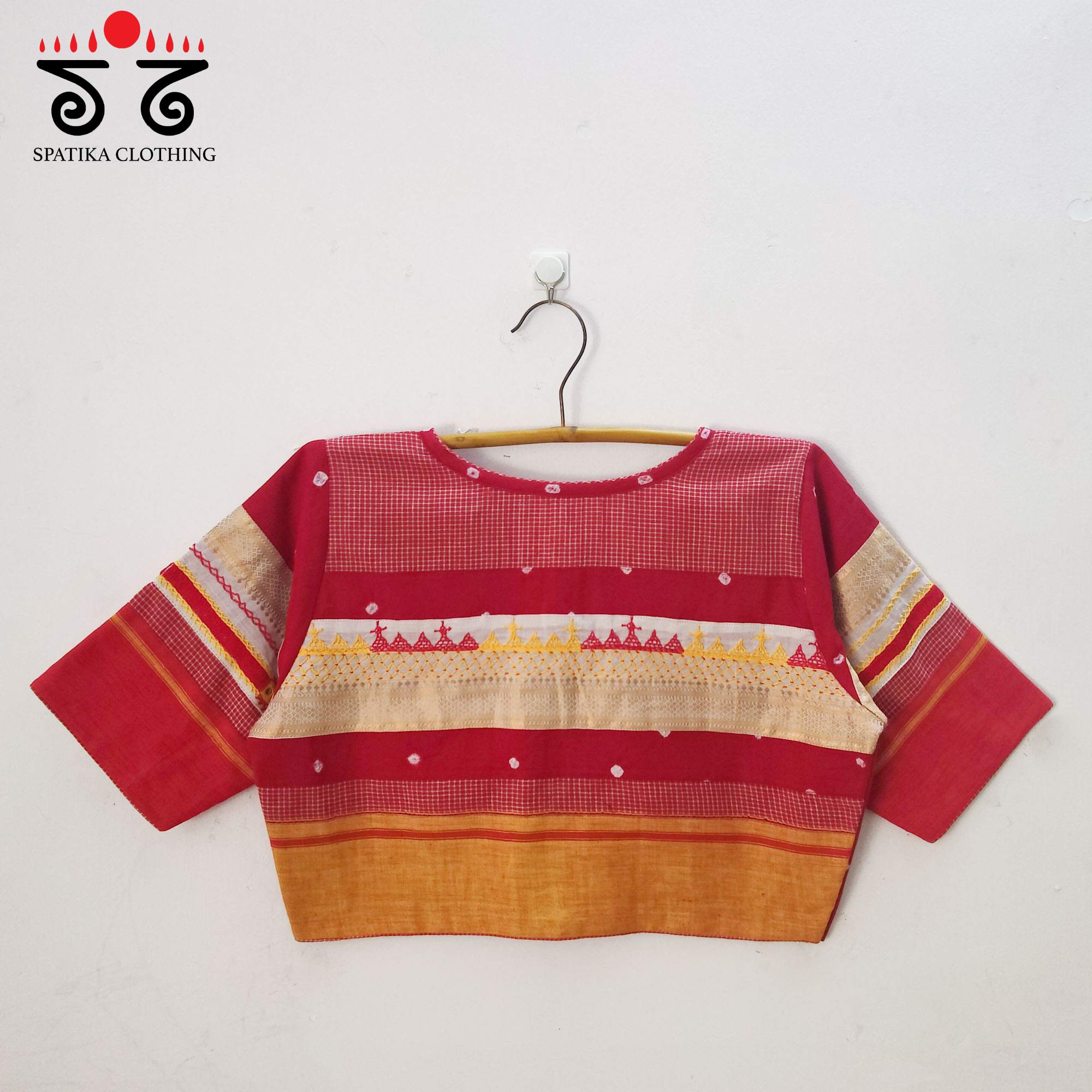 Red Lambani Bandhani Blouse