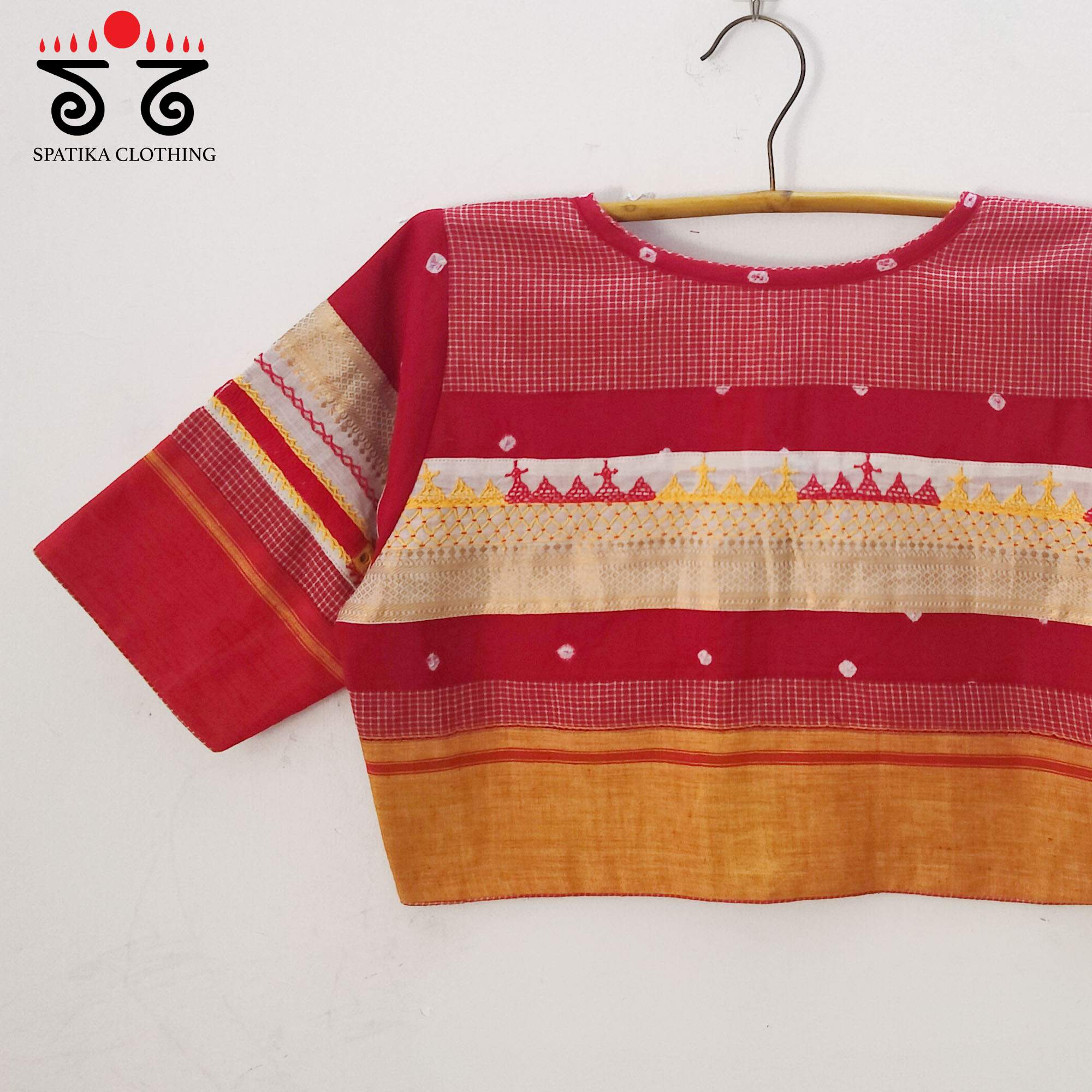 Red Lambani Bandhani Blouse