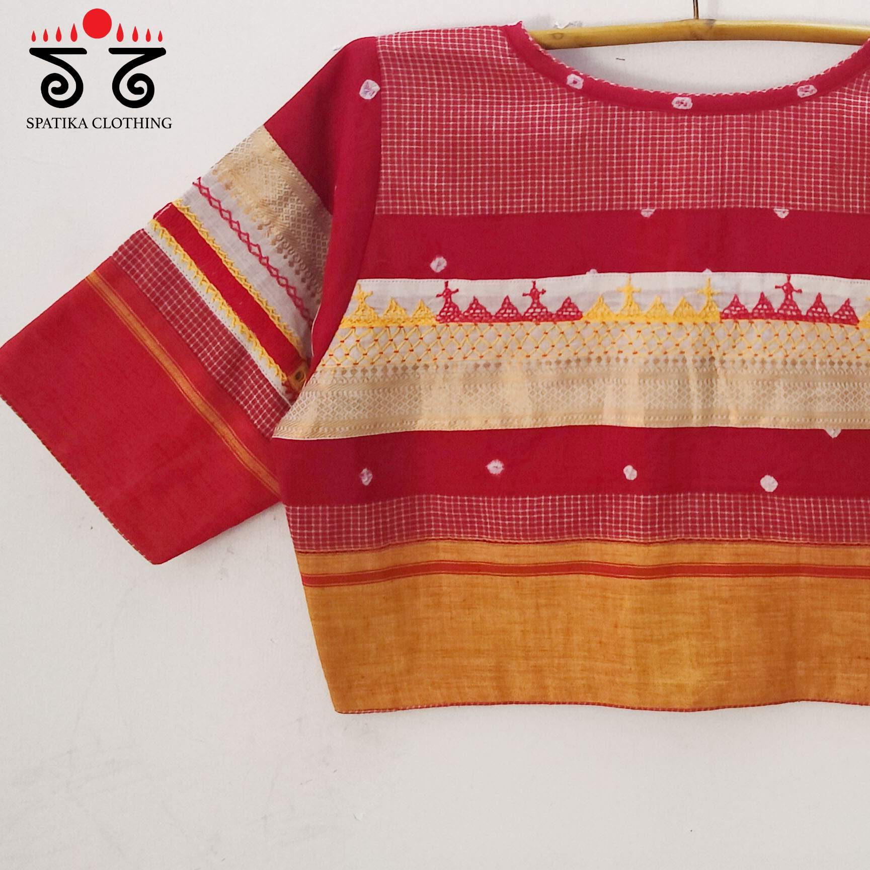 Red Lambani Bandhani Blouse