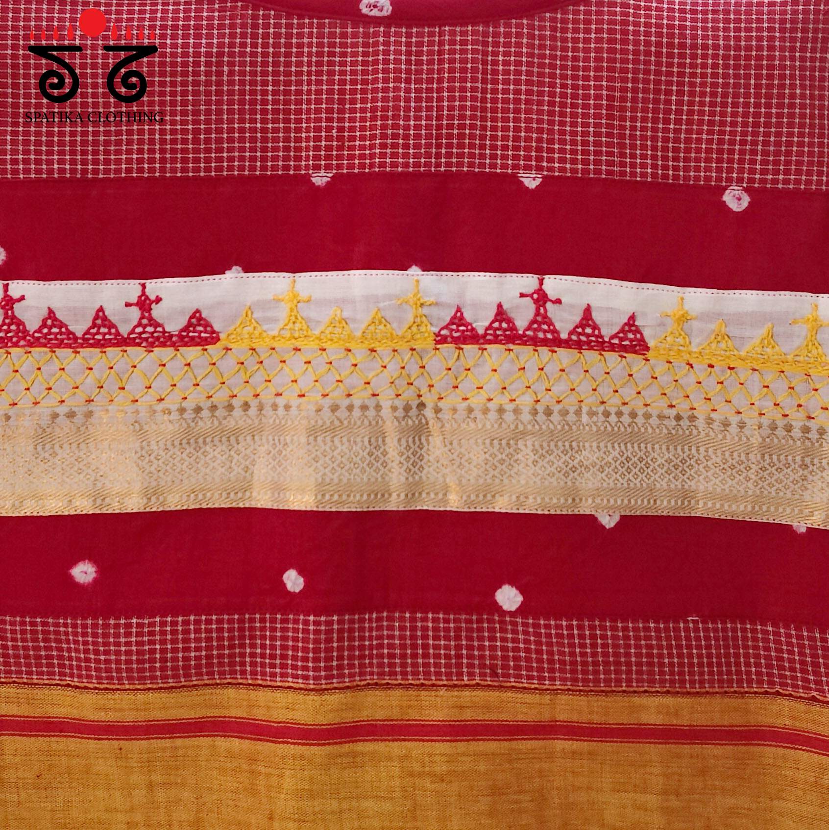 Red Lambani Bandhani Blouse
