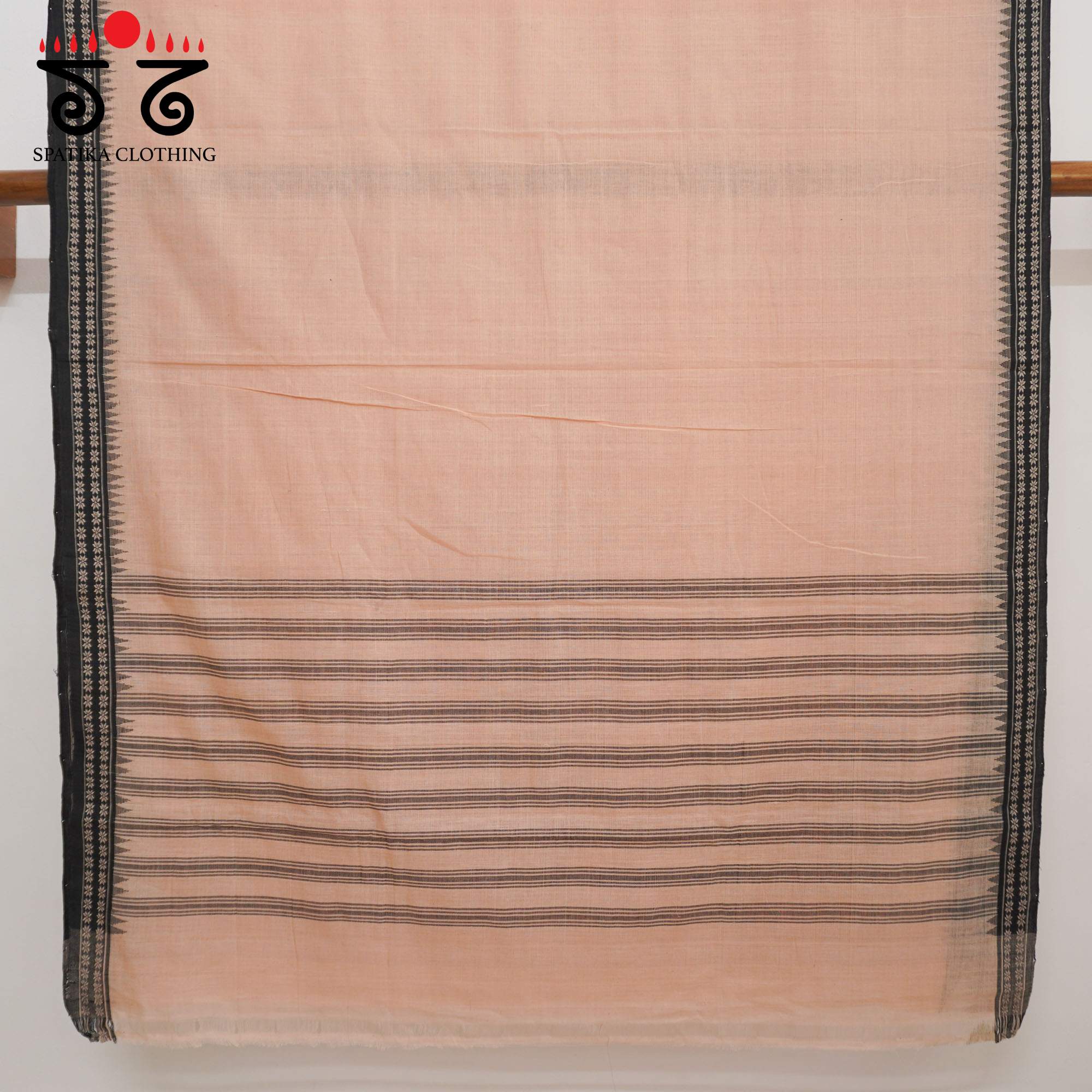 Pink Ponduru Handspun Cotton Saree
