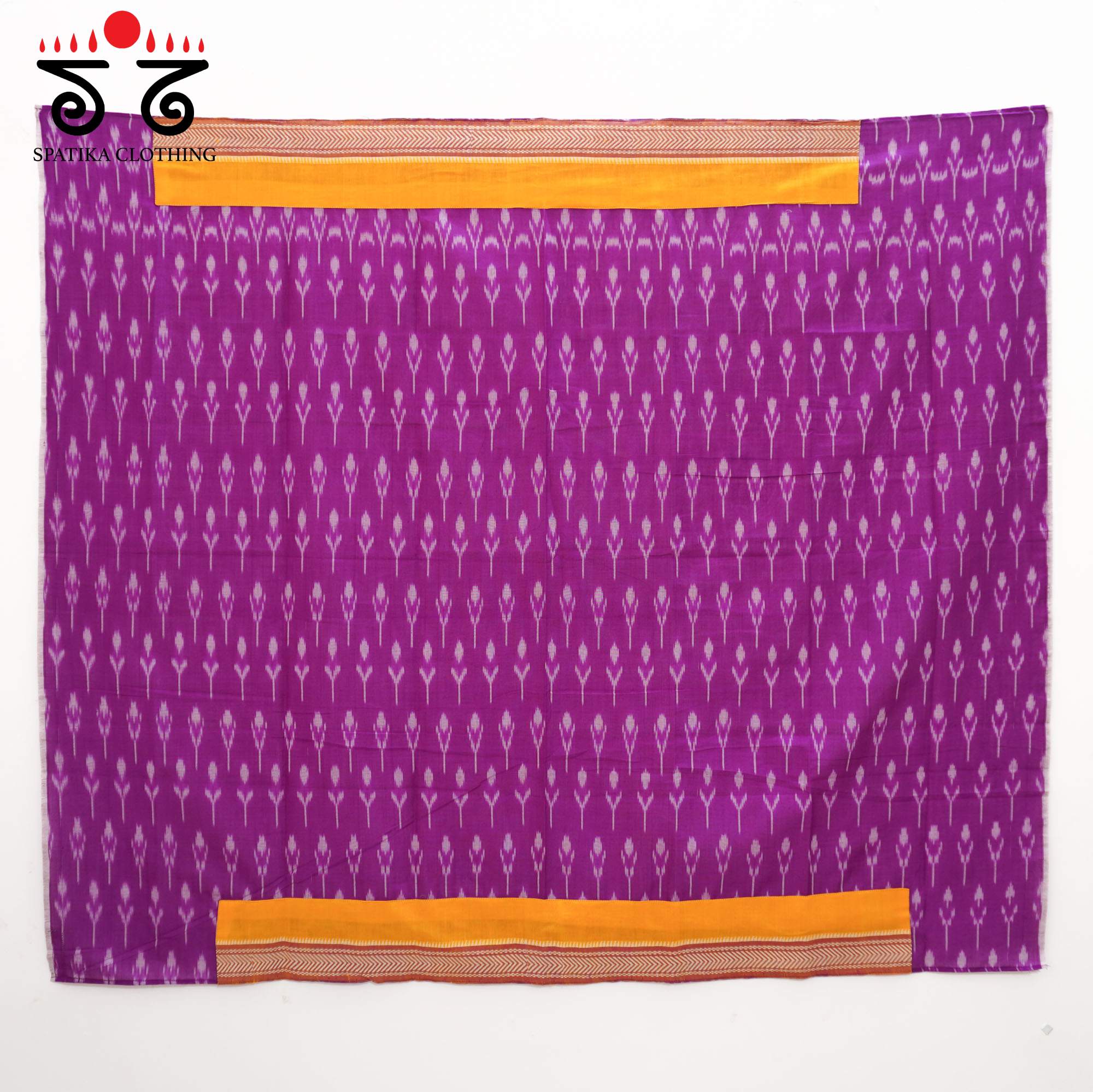 Peach Andhra Handwoven Cotton Saree With Special Blouse