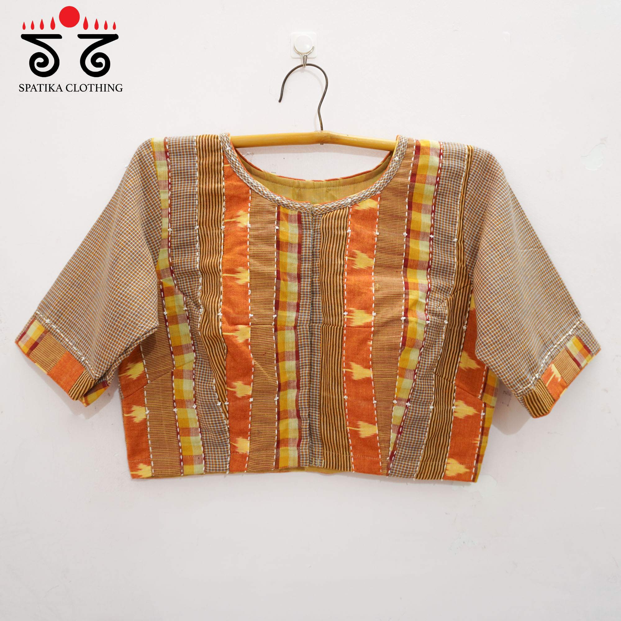 Orange Monochrome Blouse