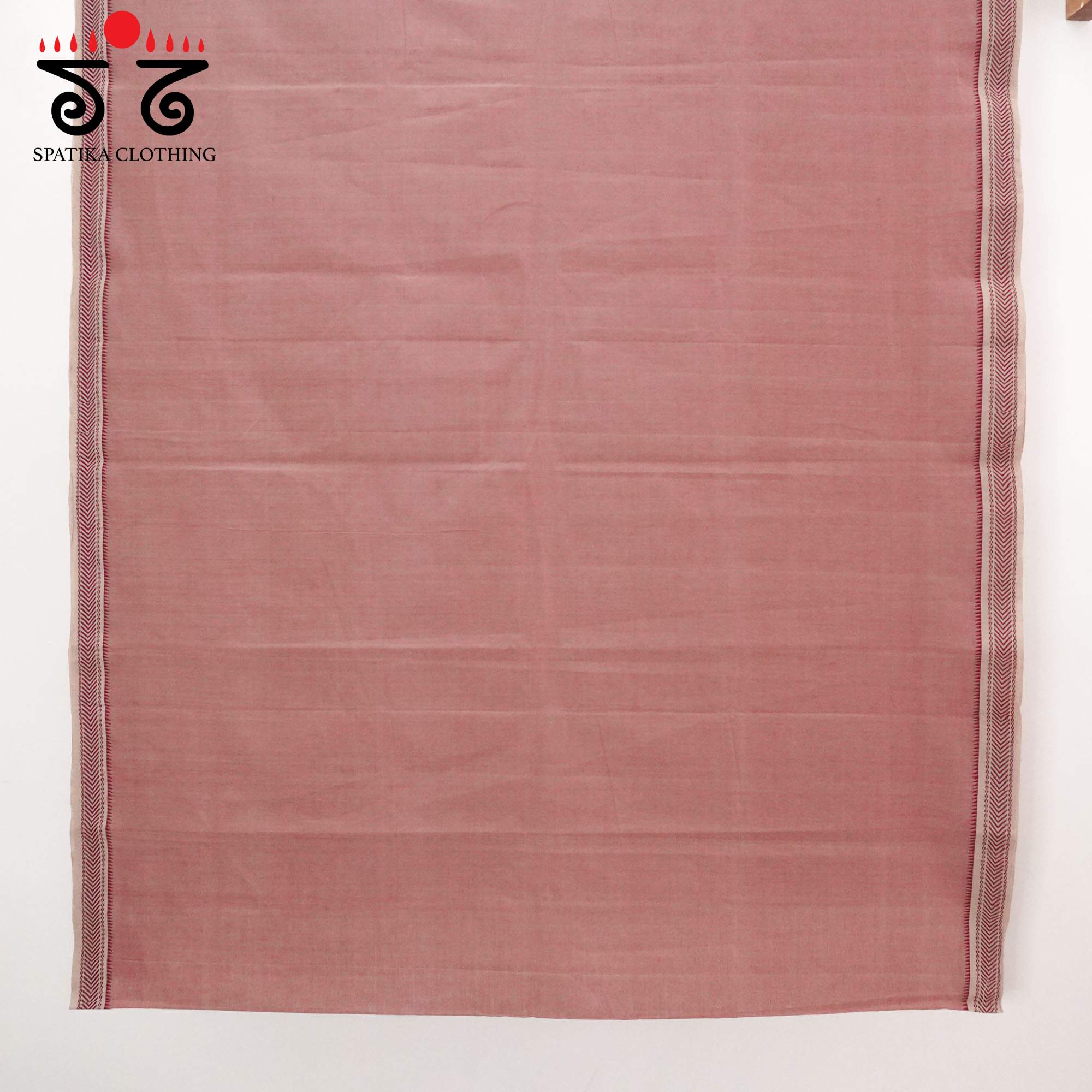 Pink Andhra Handwoven Cotton Saree With Special Blouse