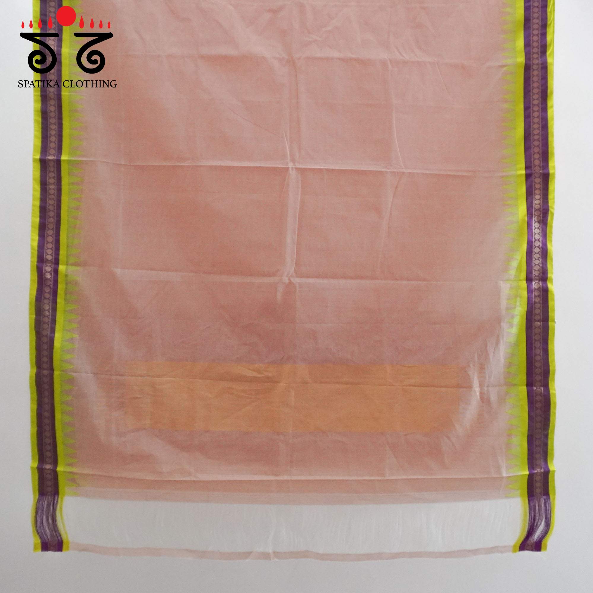 Rose Ponduru Silk Border Saree - Special Edition!