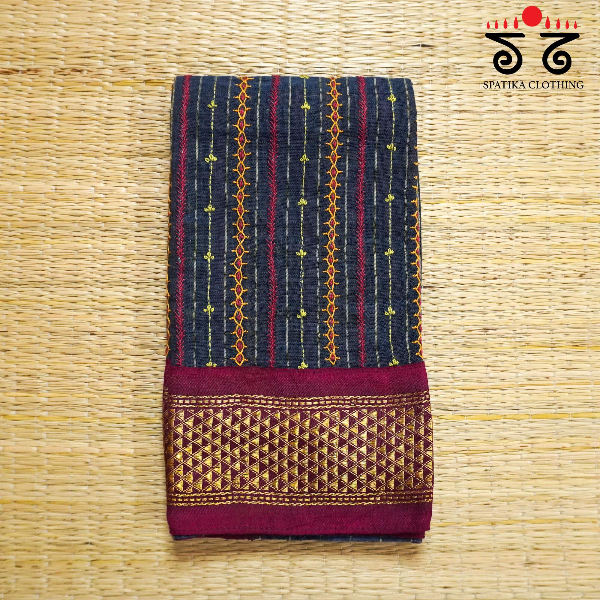 Banjara Hand Embroidered Ponduru Blouse Fabric
