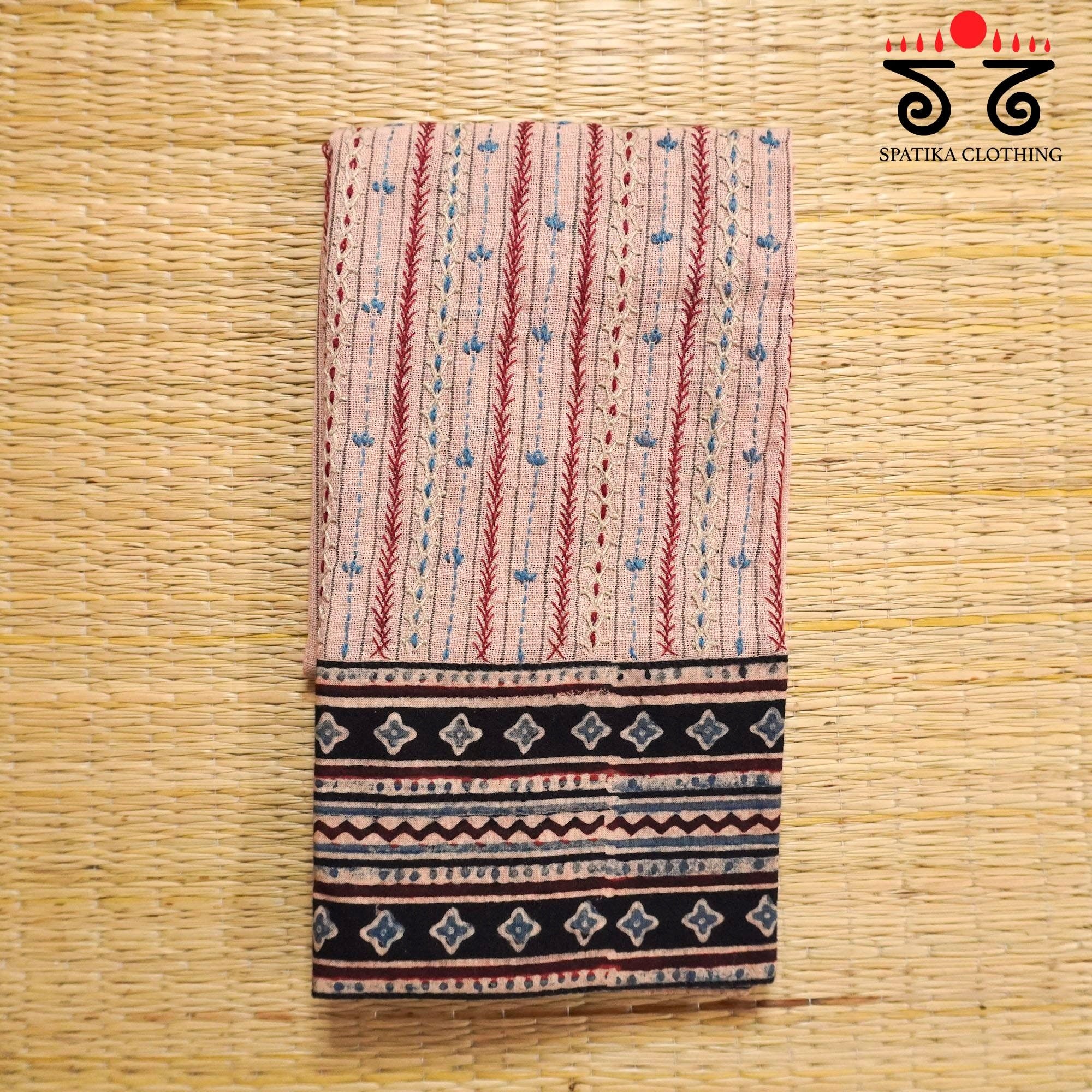 Banjara Hand Embroidered Ponduru Blouse Fabric
