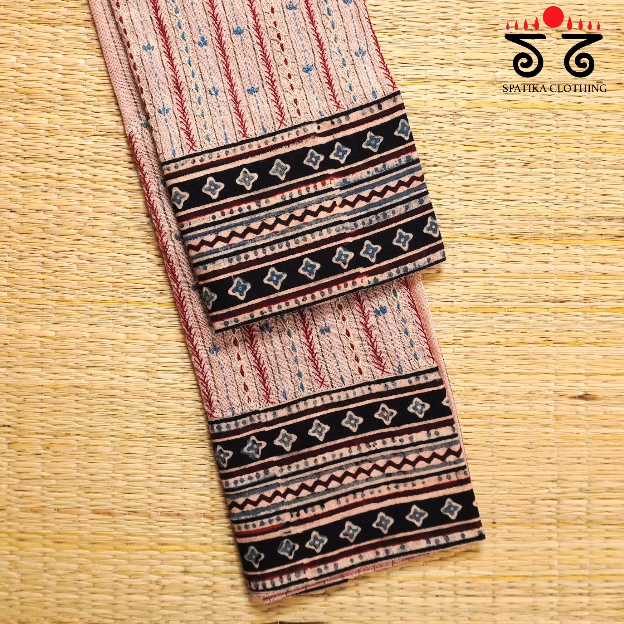 Banjara Hand Embroidered Ponduru Blouse Fabric