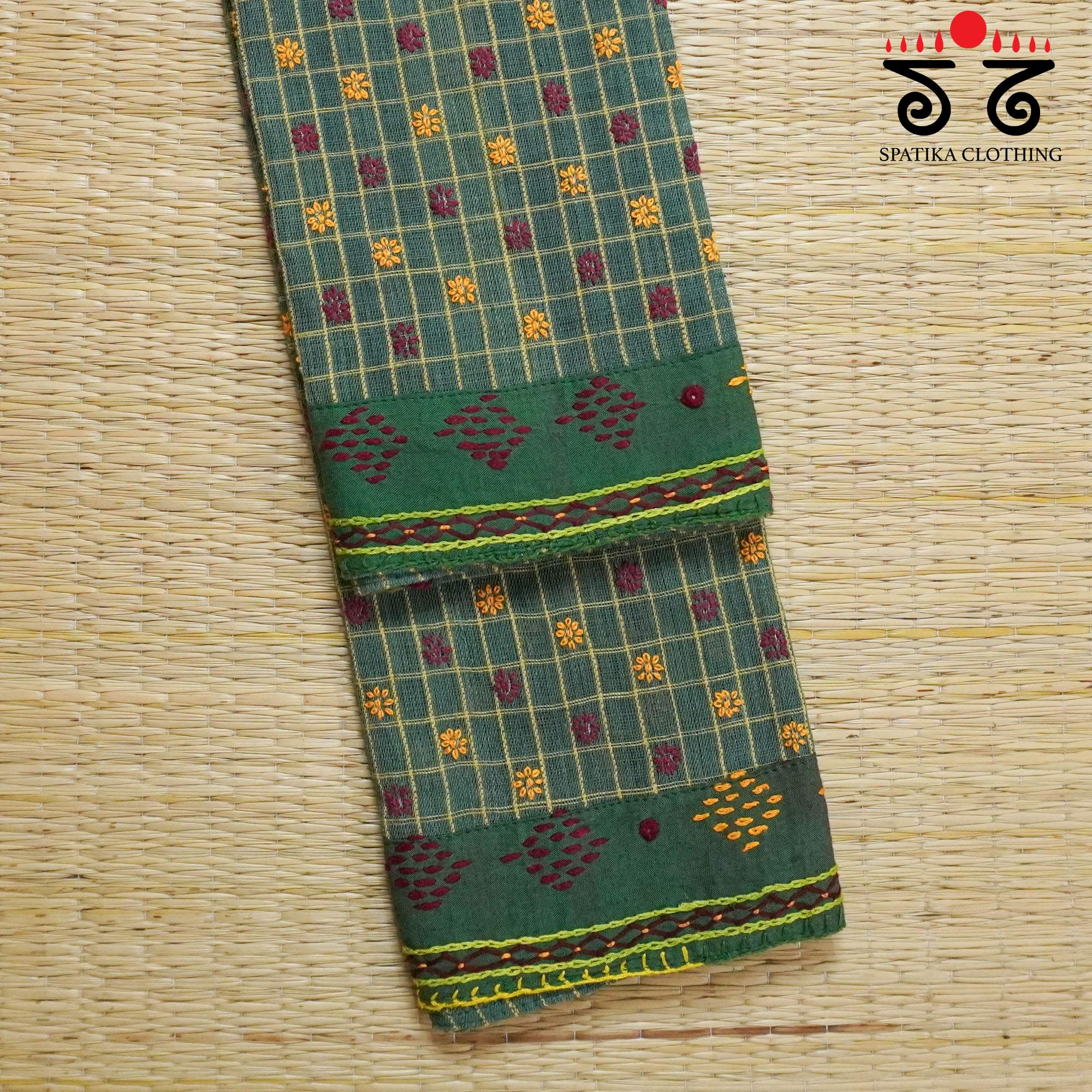 Banjara Hand Embroidered Ponduru Blouse Fabric
