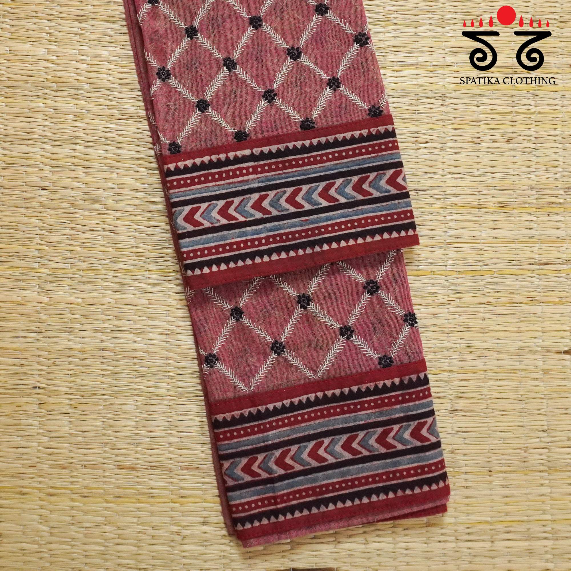 Banjara Hand Embroidered Ponduru Blouse Fabric
