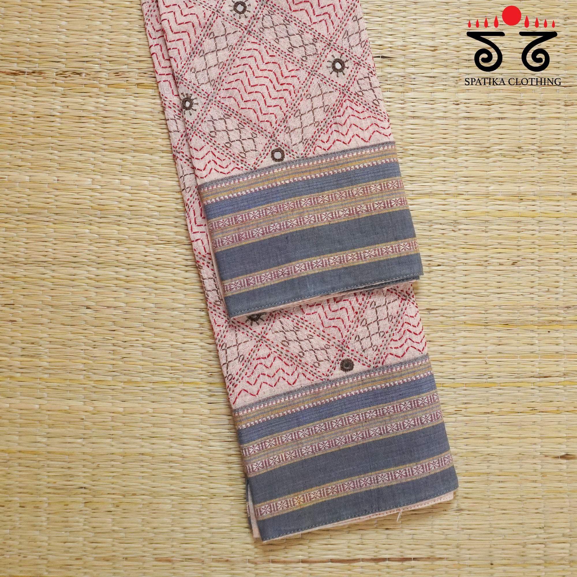 Banjara Hand Embroidered Ponduru Blouse Fabric