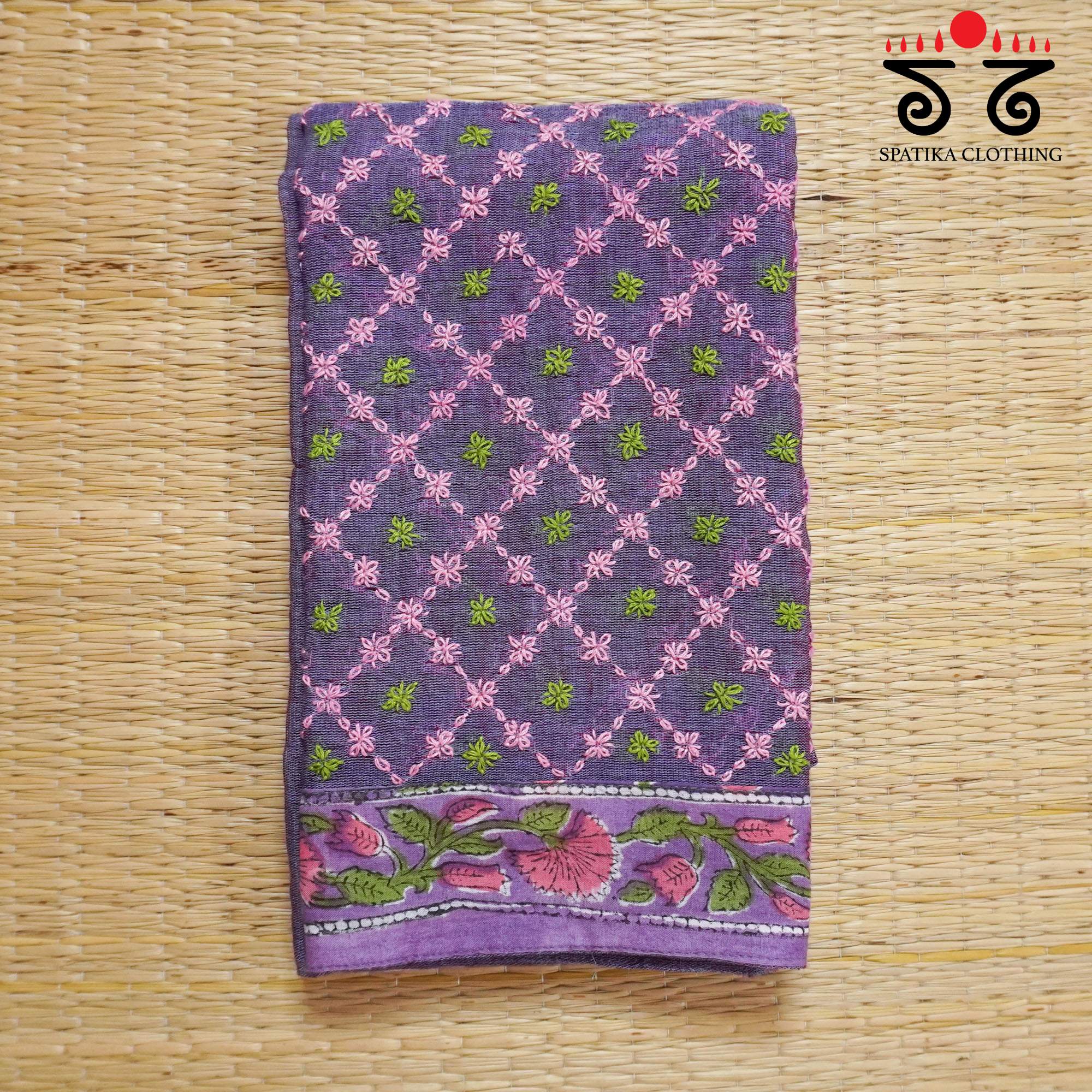 Banjara Hand Embroidered Ponduru Blouse Fabric