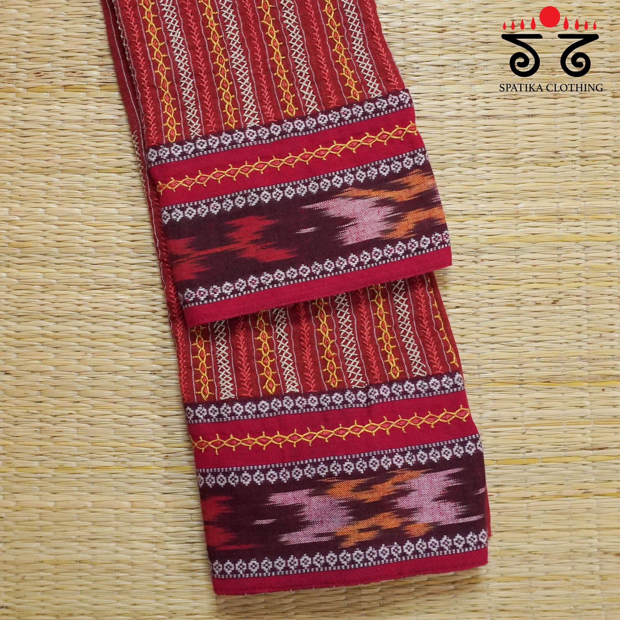 Banjara Hand Embroidered Ponduru Blouse Fabric