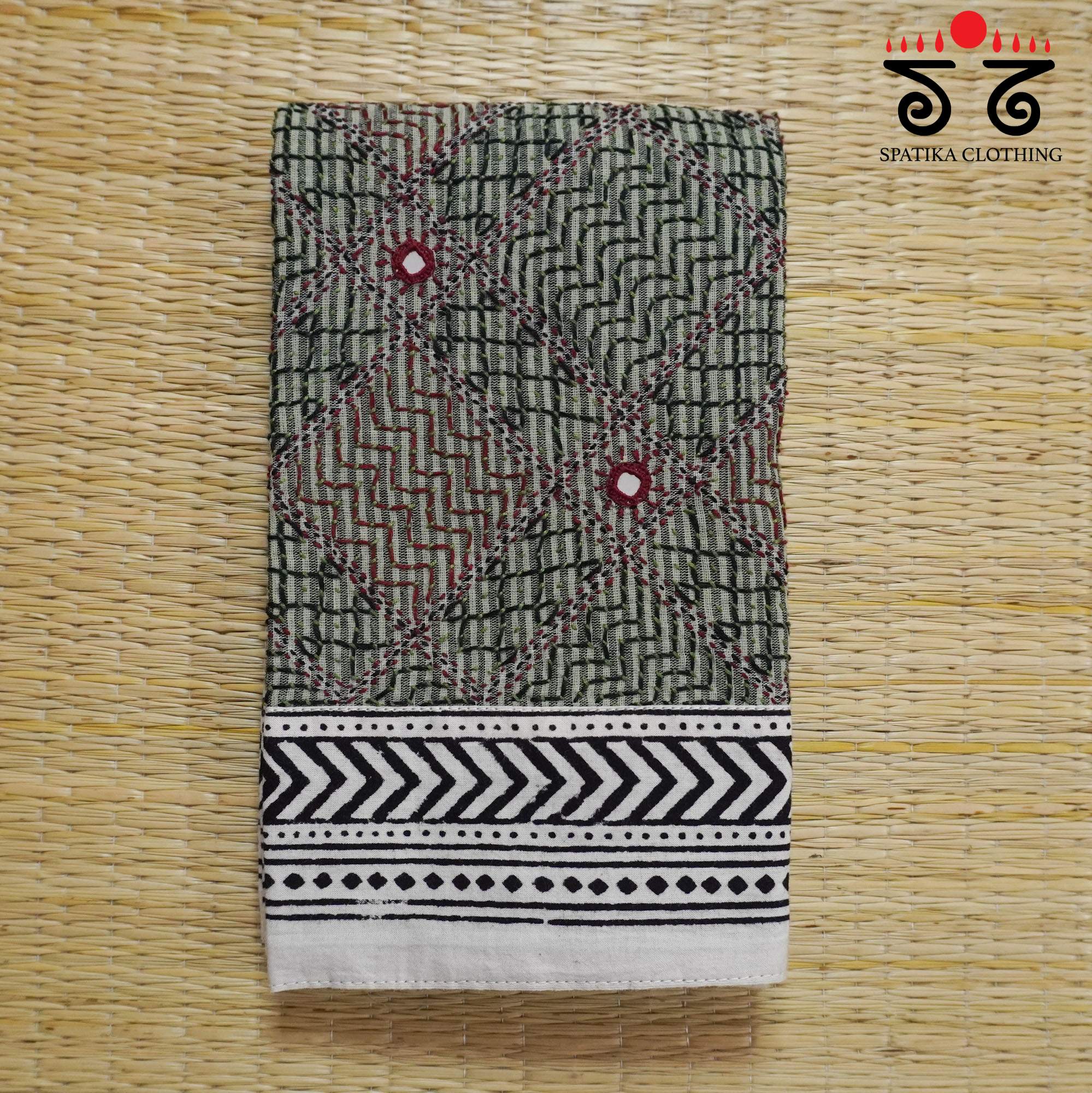 Banjara Hand Embroidered Ponduru Blouse Fabric