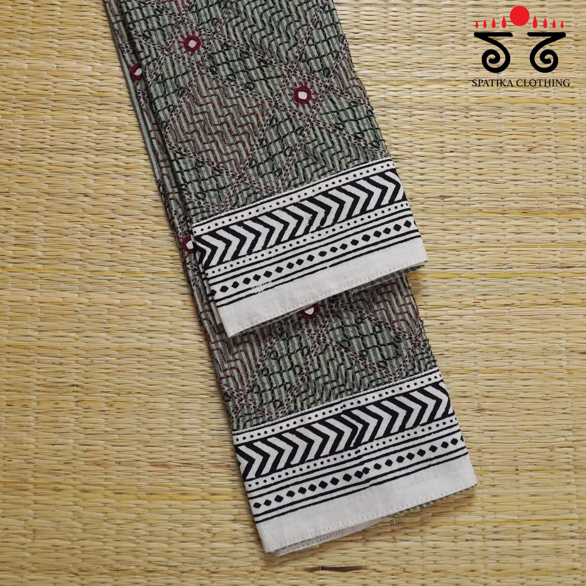 Banjara Hand Embroidered Ponduru Blouse Fabric