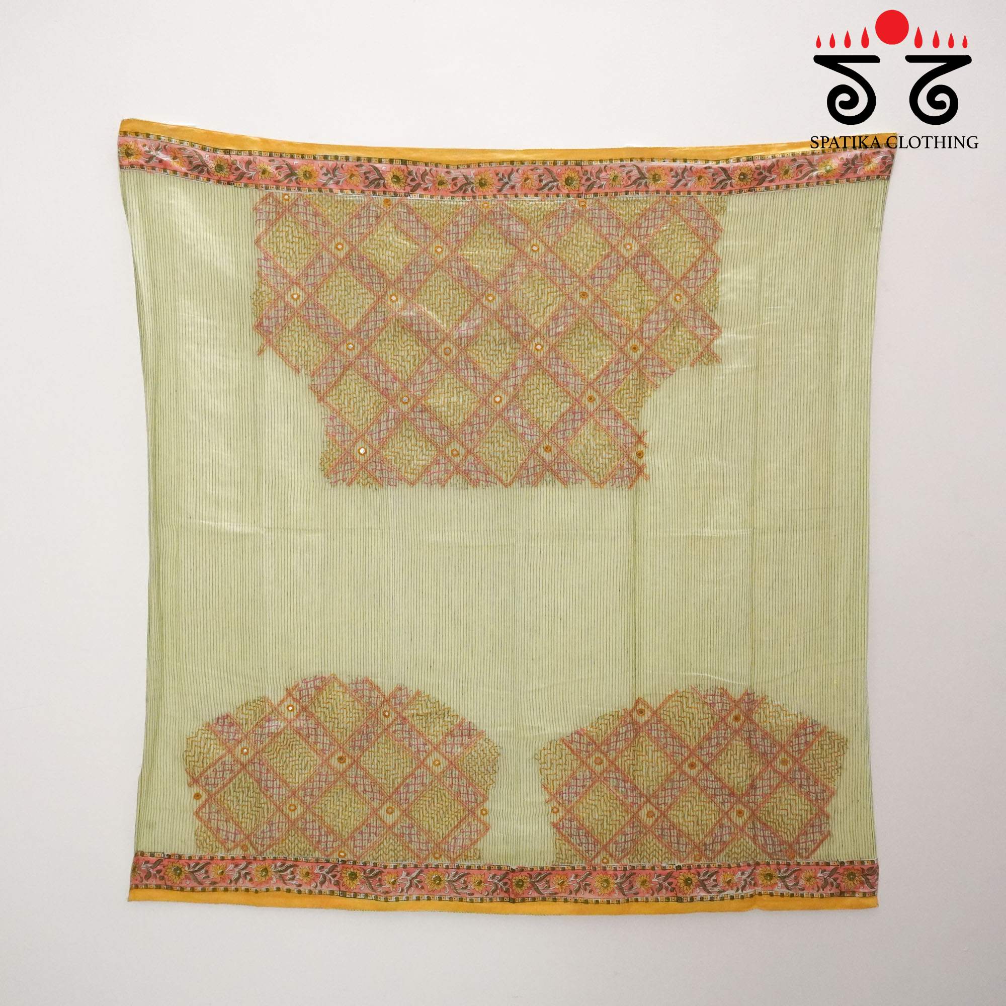 Banjara Hand Embroidered Ponduru Blouse Fabric