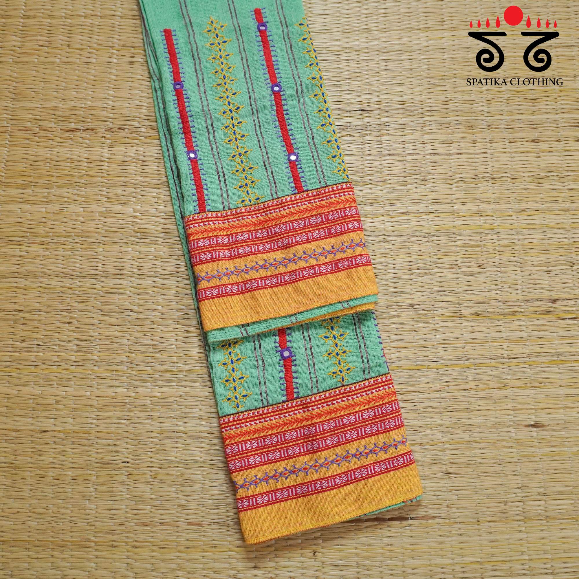 Banjara Hand Embroidered Ponduru Blouse Fabric