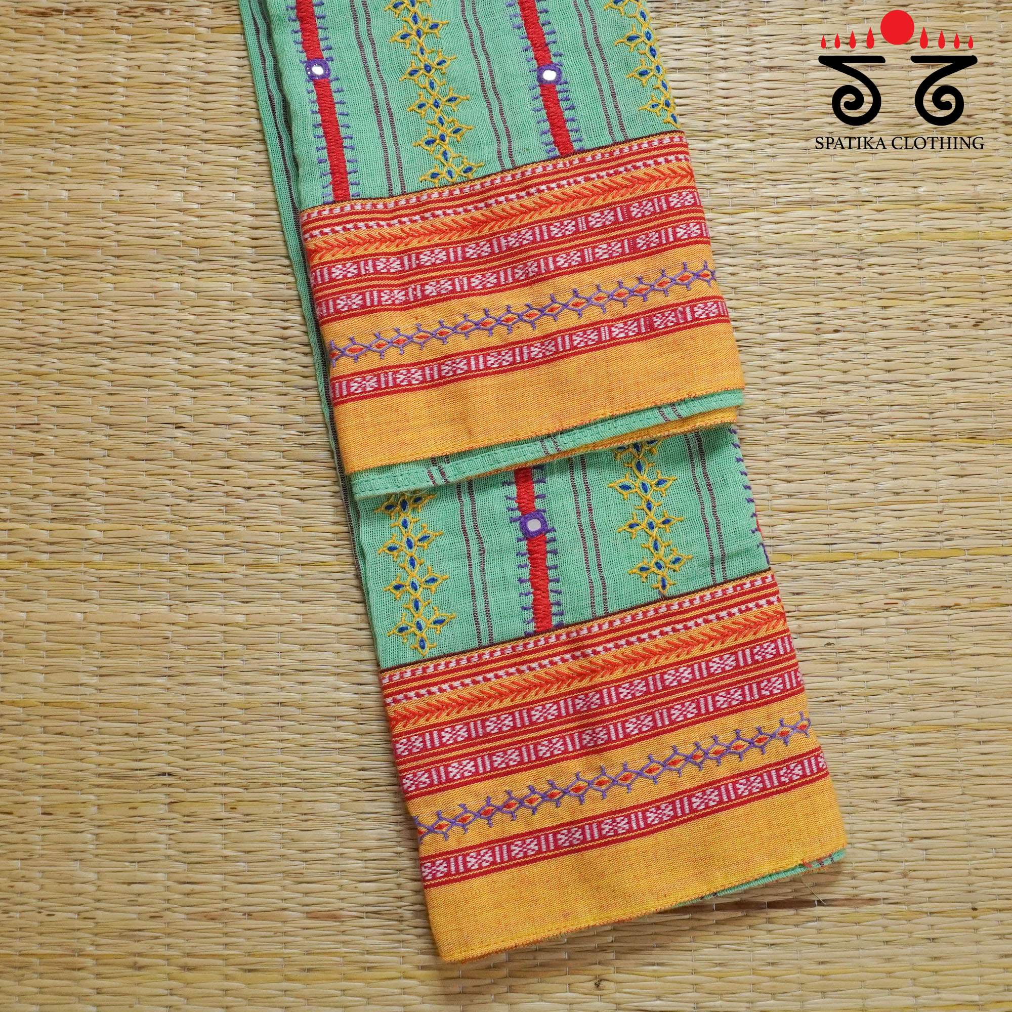 Banjara Hand Embroidered Ponduru Blouse Fabric