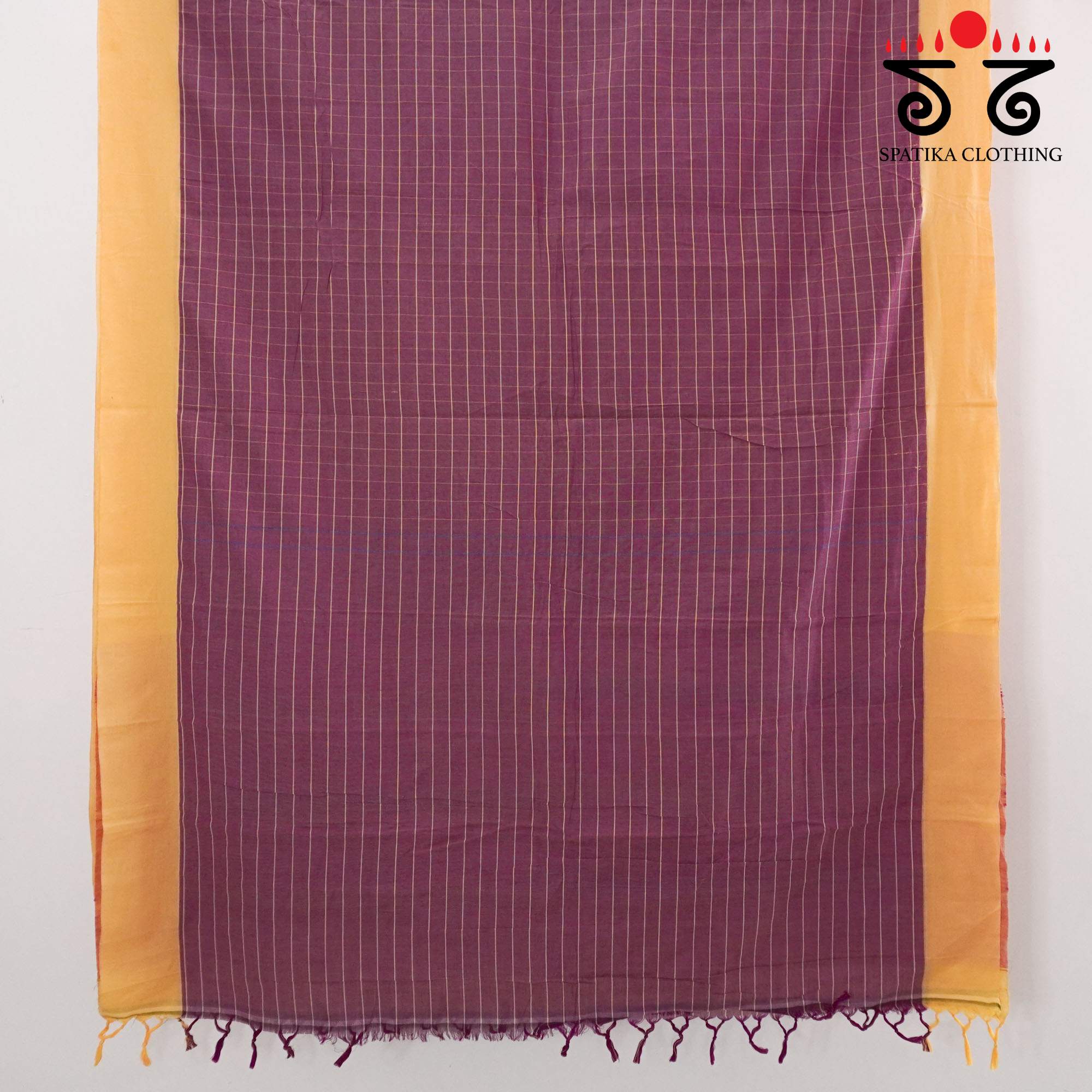 Violet Ilkal Handwoven Cotton Saree - Special Edition