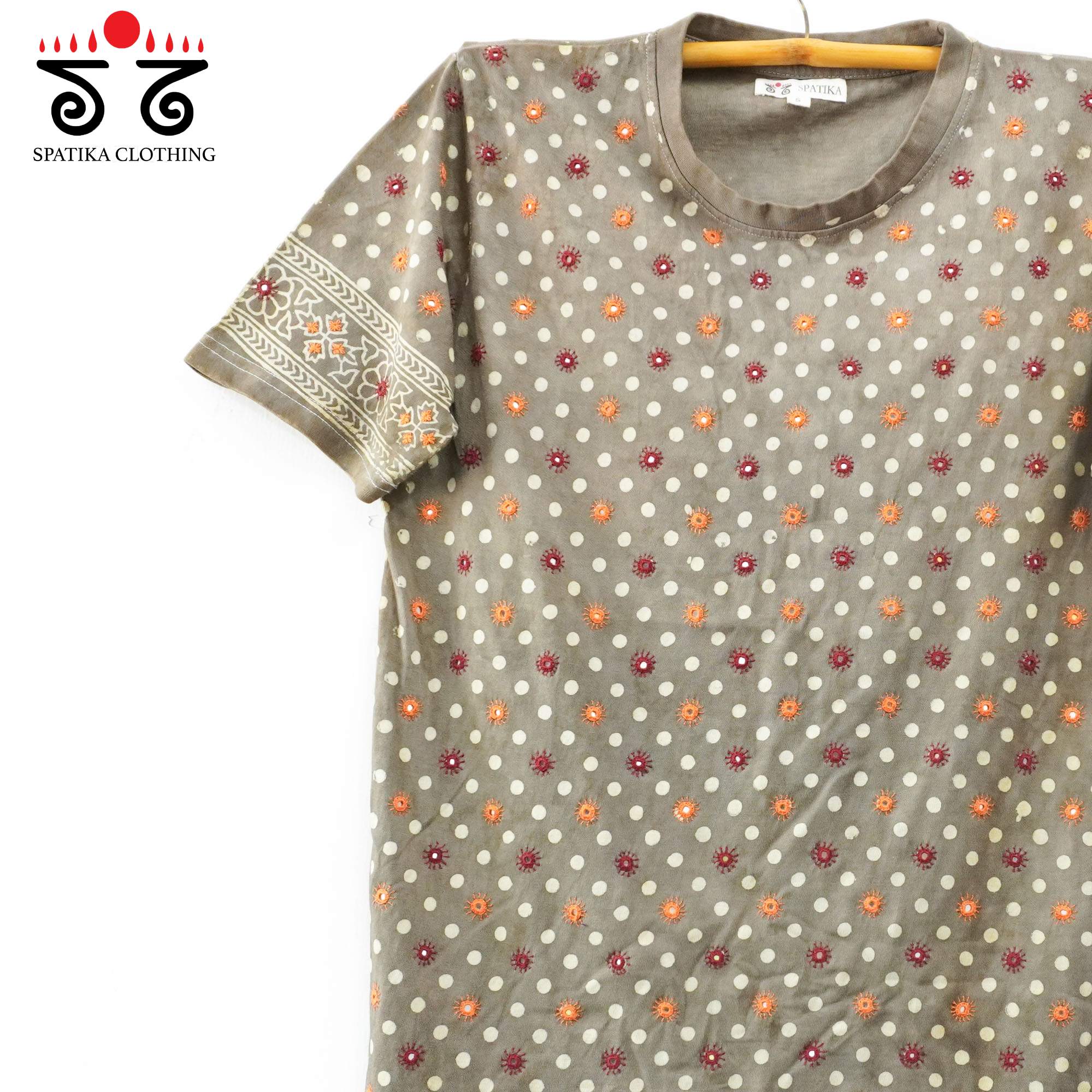 Hand Embroidered Ajrak Unisex T-shirt