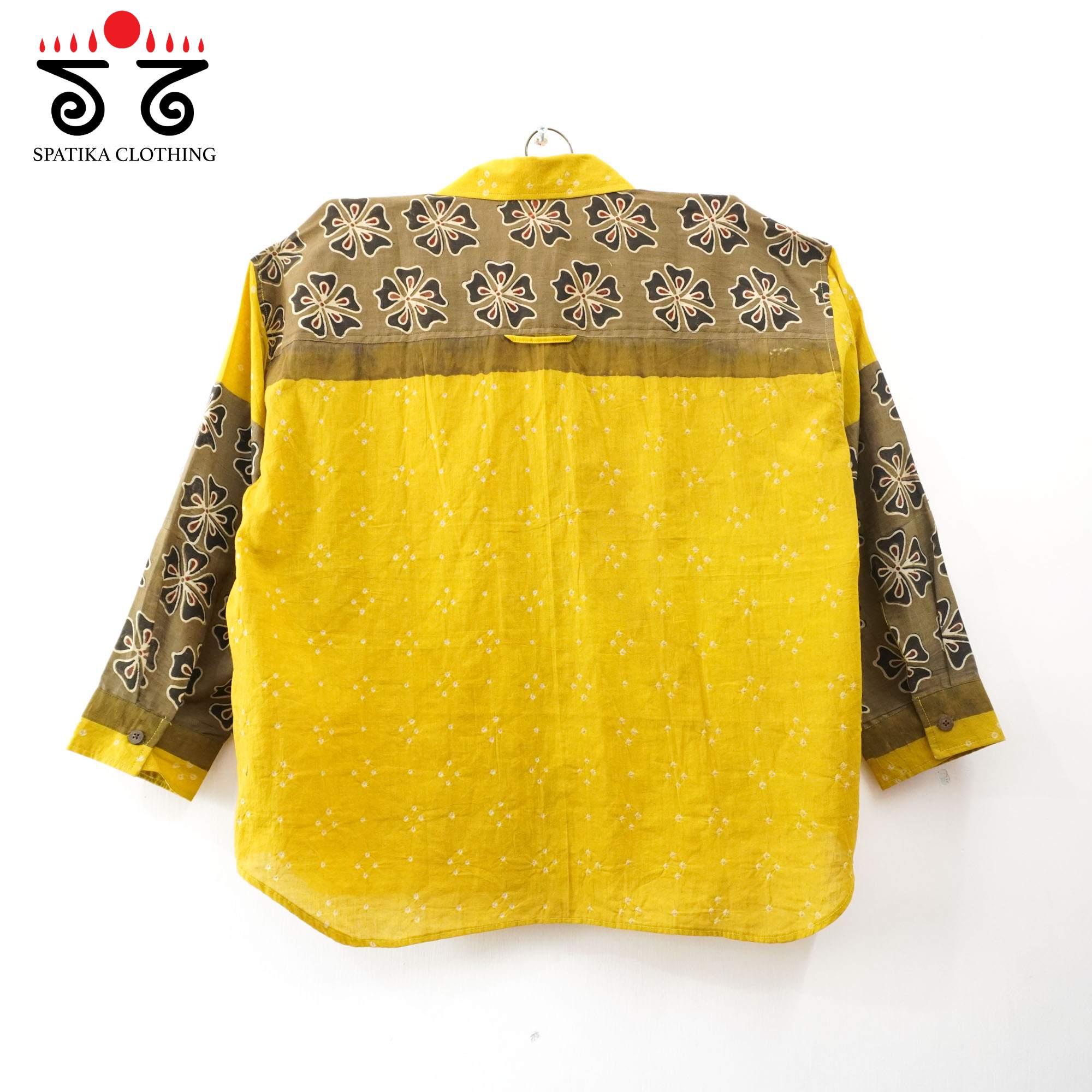 Women's Handcrafted Bandhani Ajrak Shirt