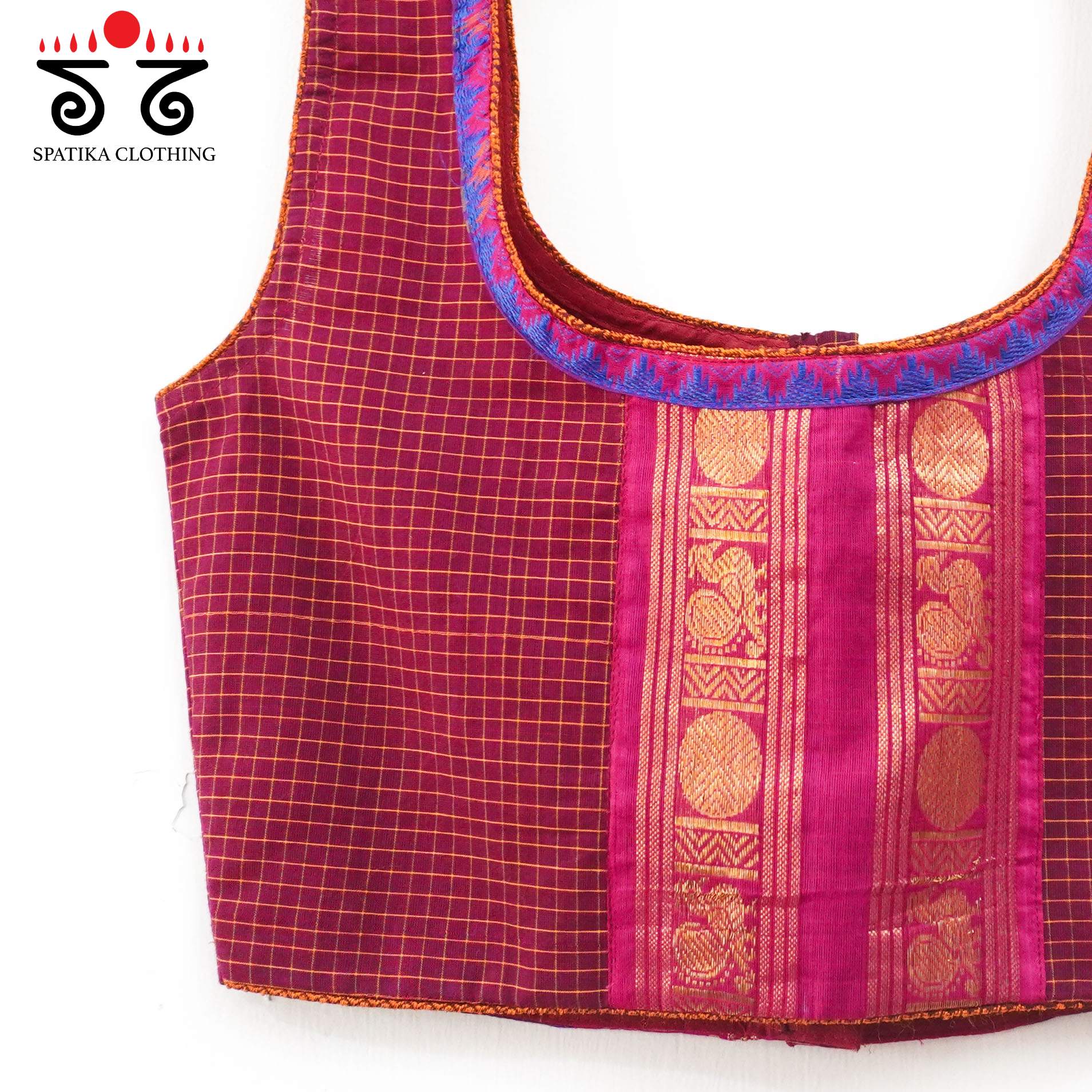 Chettinad Blouse - Sleeveless!