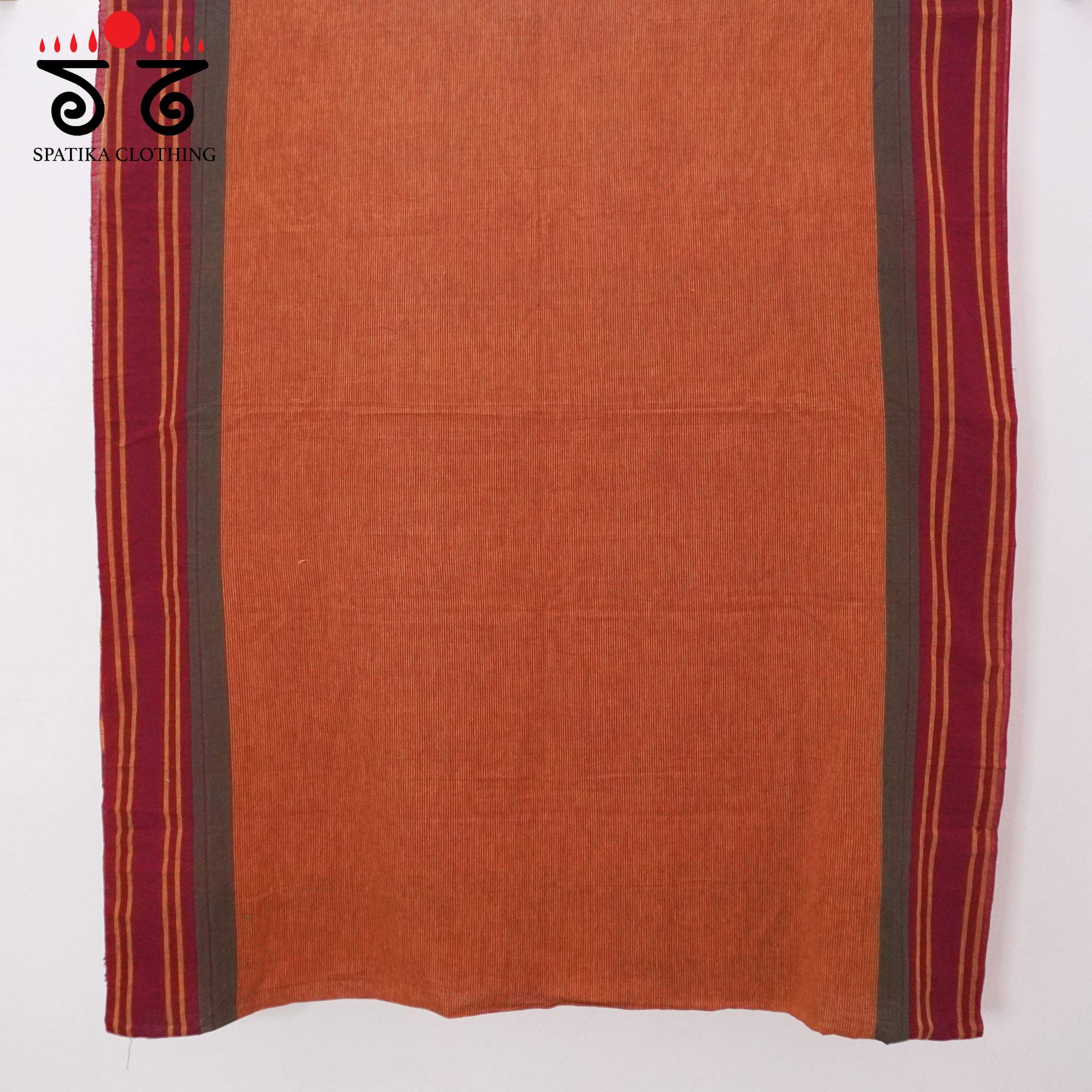 Brown Sudha Kaddi Handwoven Cotton Saree