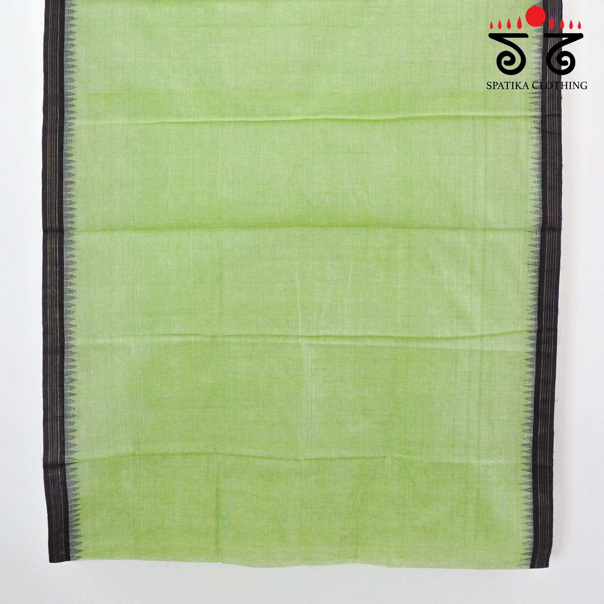 Green Ponduru Handspun Cotton Saree