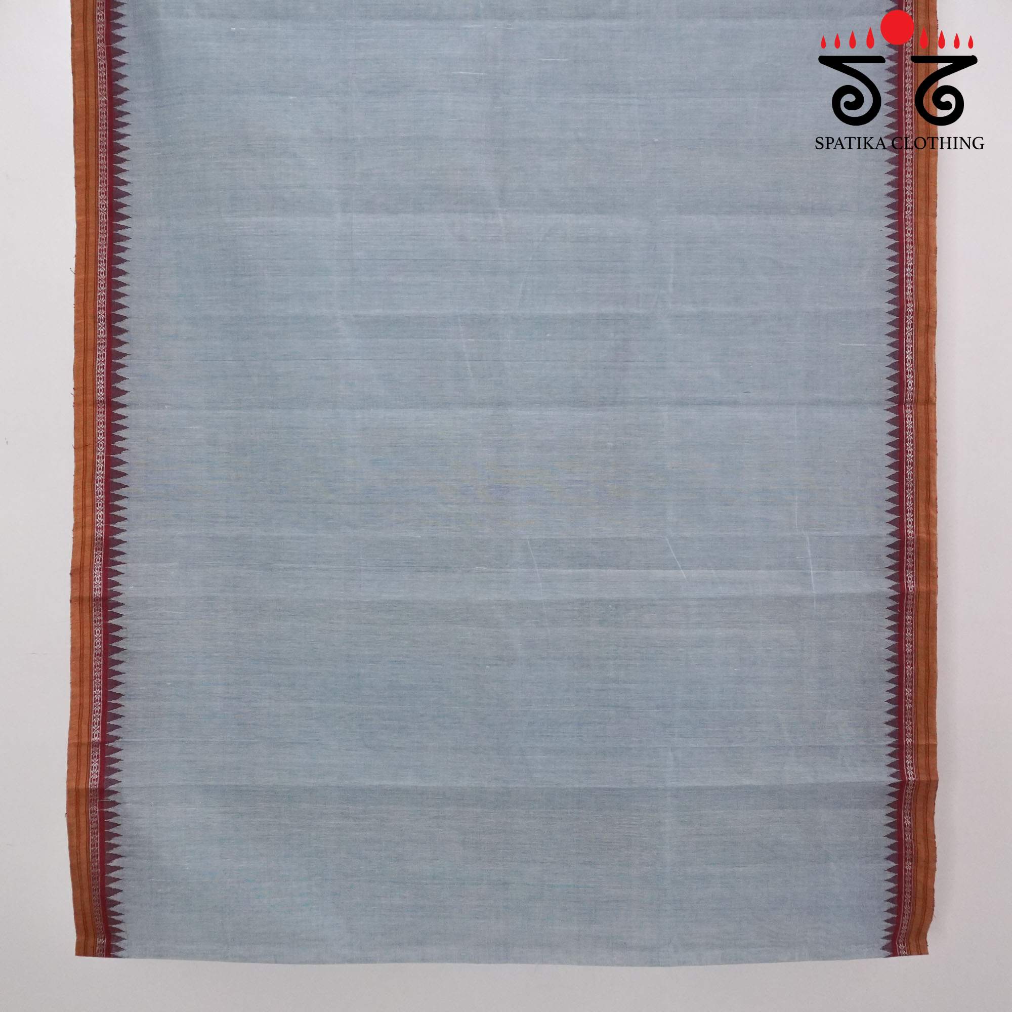 Blue Ponduru Handspun Cotton Saree