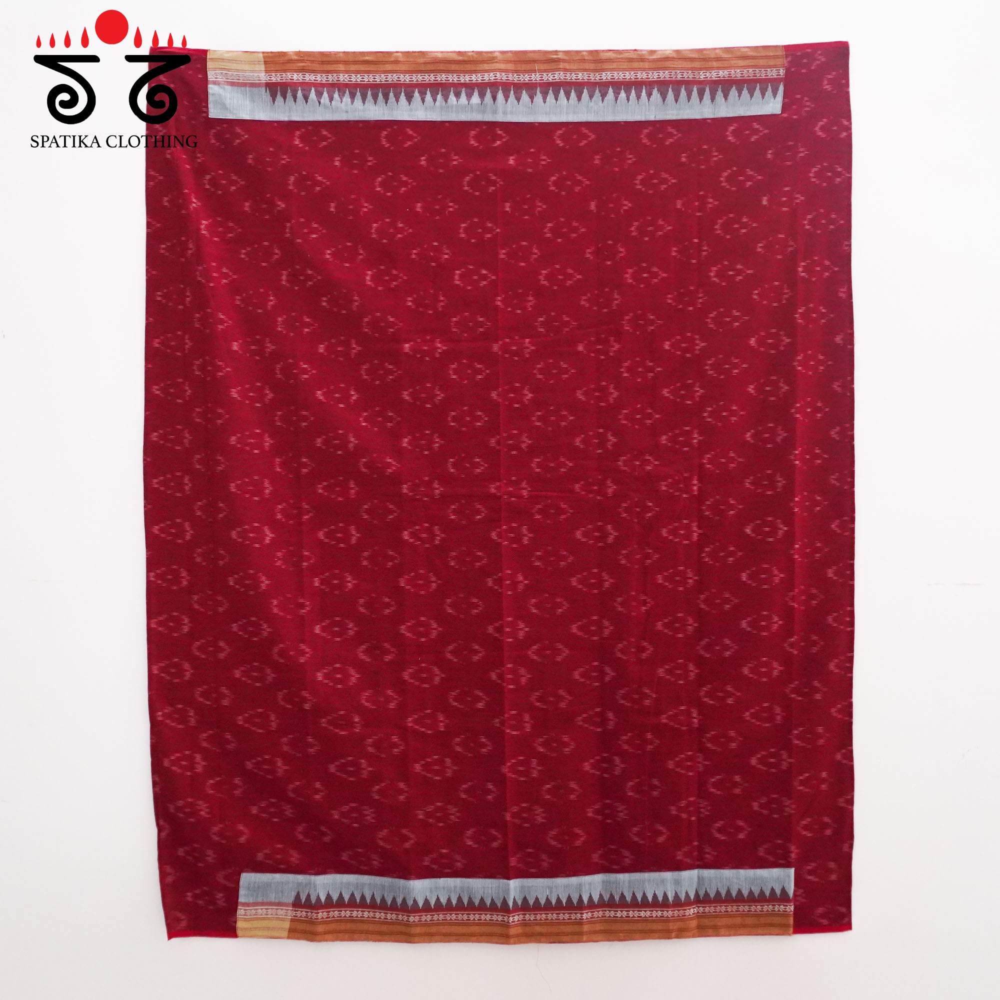 Blue Ponduru Handspun Cotton Saree With Special Blouse