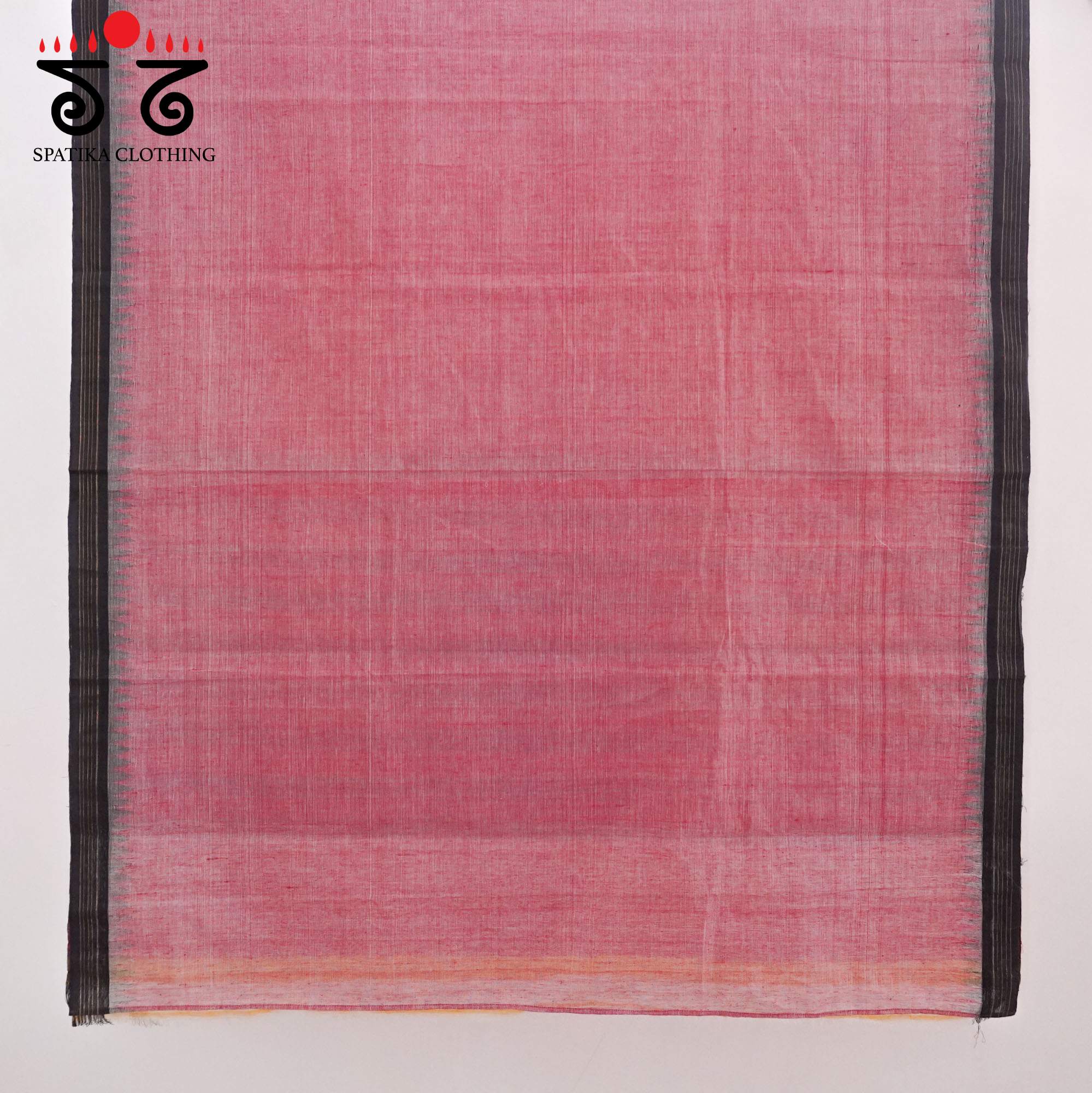 Pink Ponduru Cotton Saree - Ikat Blouse