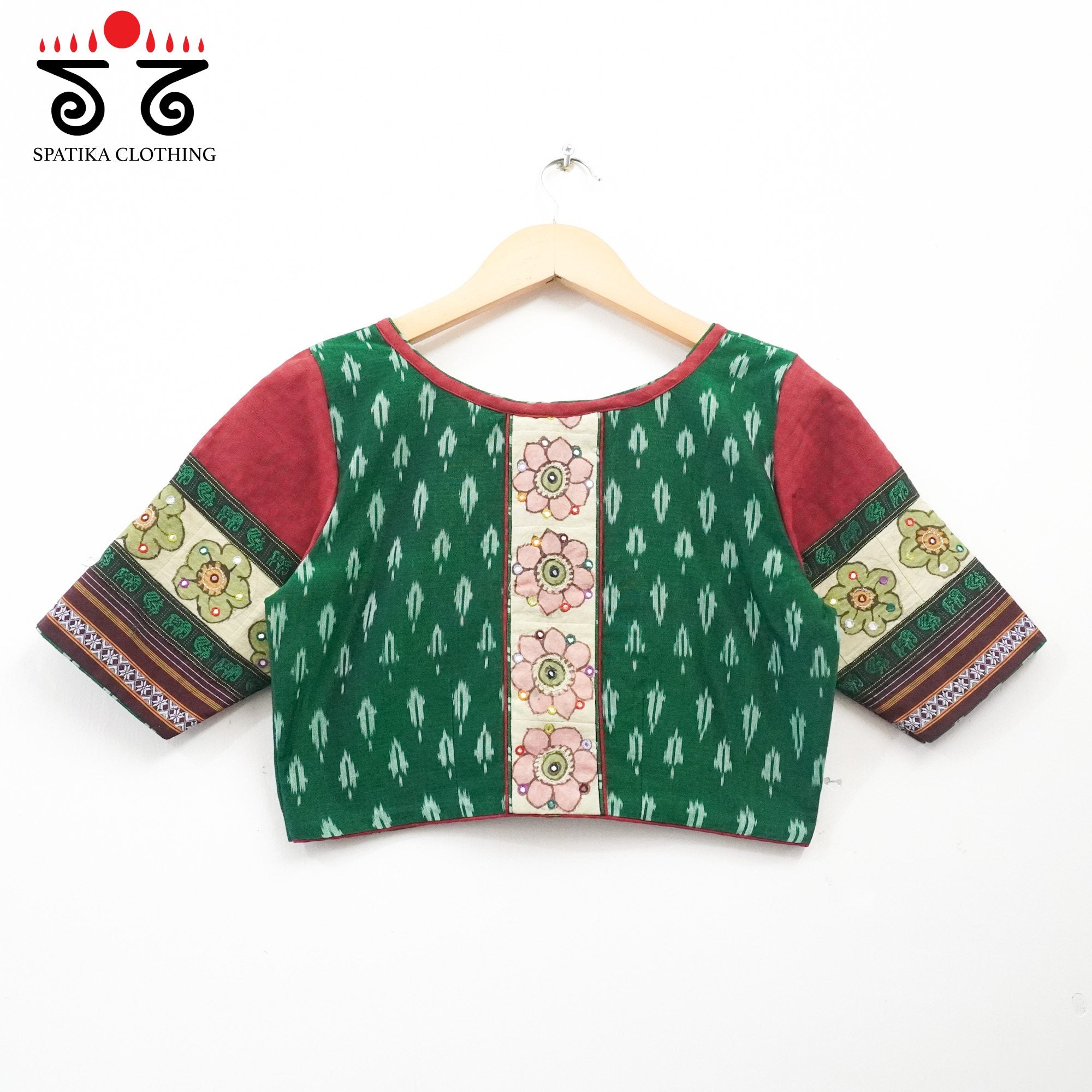 Ikat - Pen Kalamkari Handcrafted Blouse New!