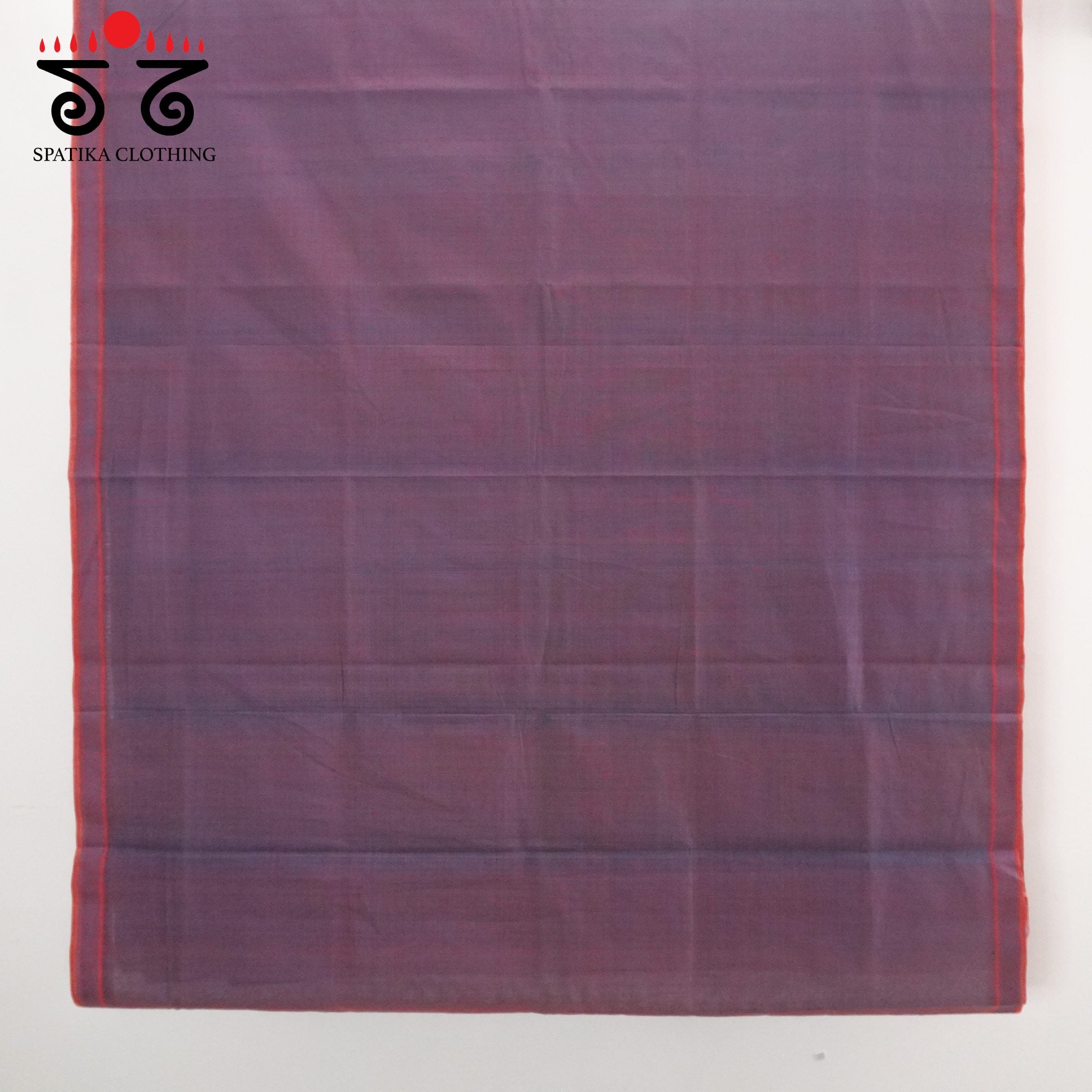 Violet Andhra Handwoven Cotton Saree With Special Blouse
