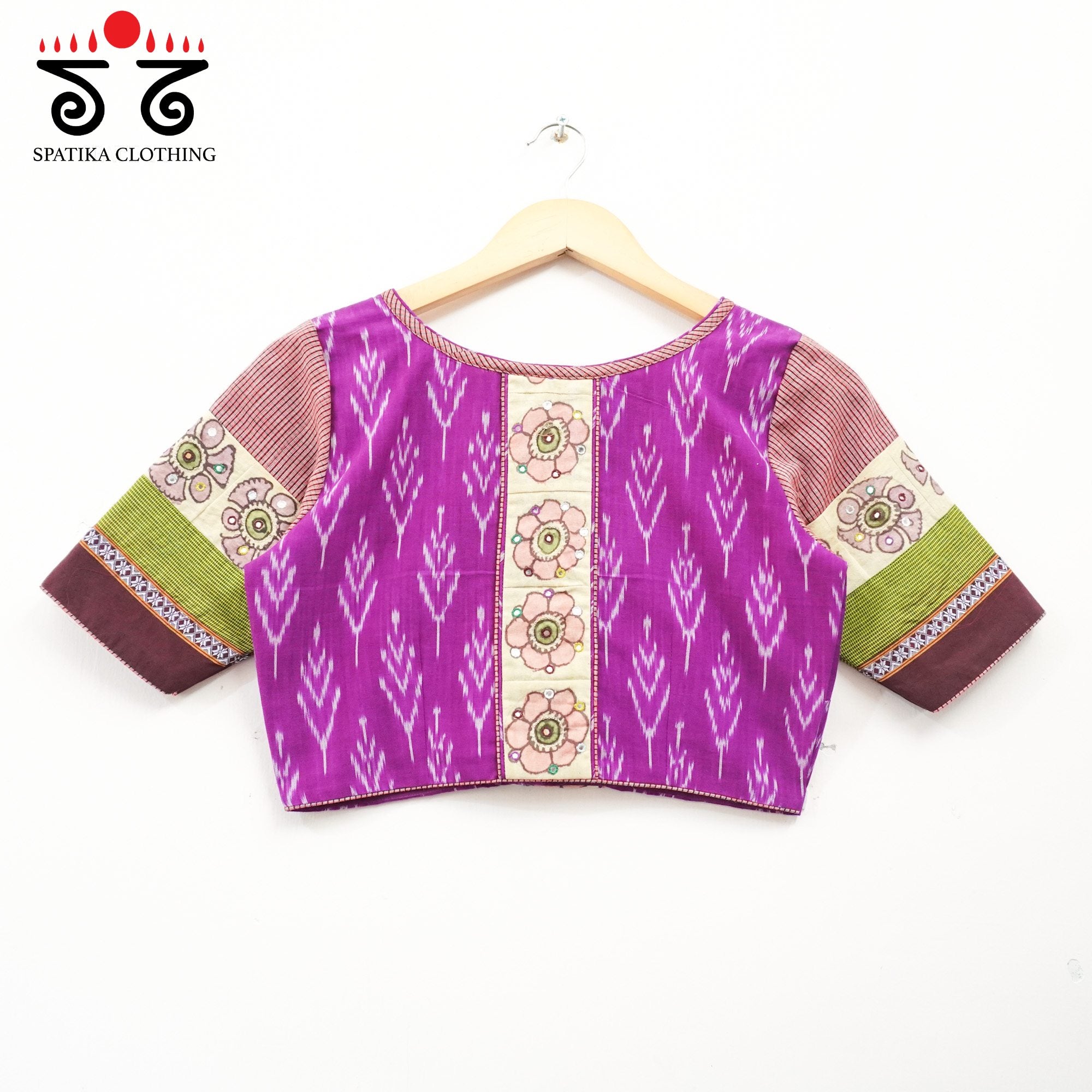 Ikat - Pen Kalamkari Handcrafted Blouse
