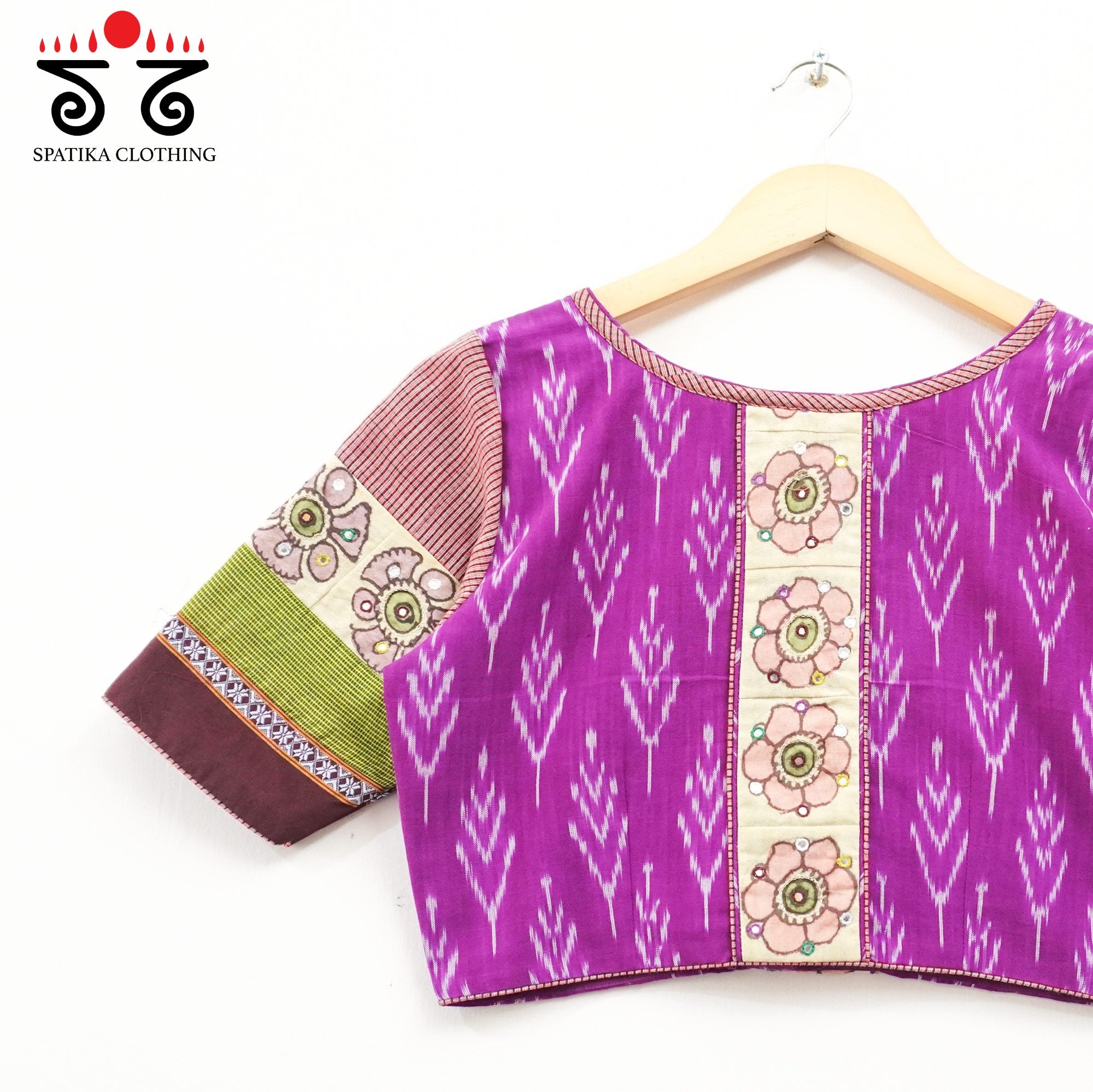 Ikat - Pen Kalamkari Handcrafted Blouse