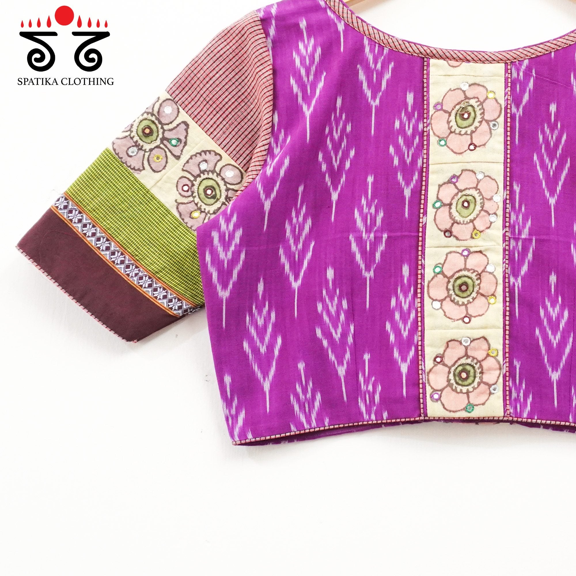 Ikat - Pen Kalamkari Handcrafted Blouse