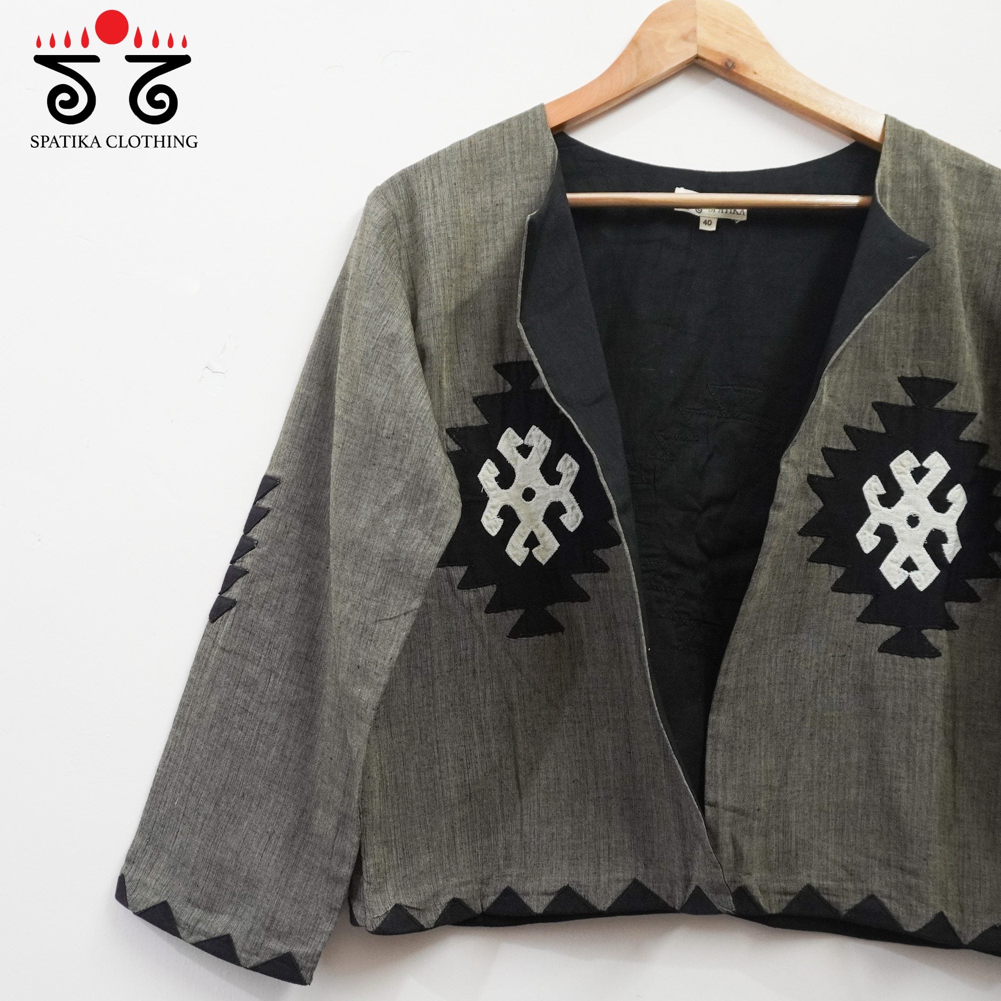Handcrafted Applique Jacket