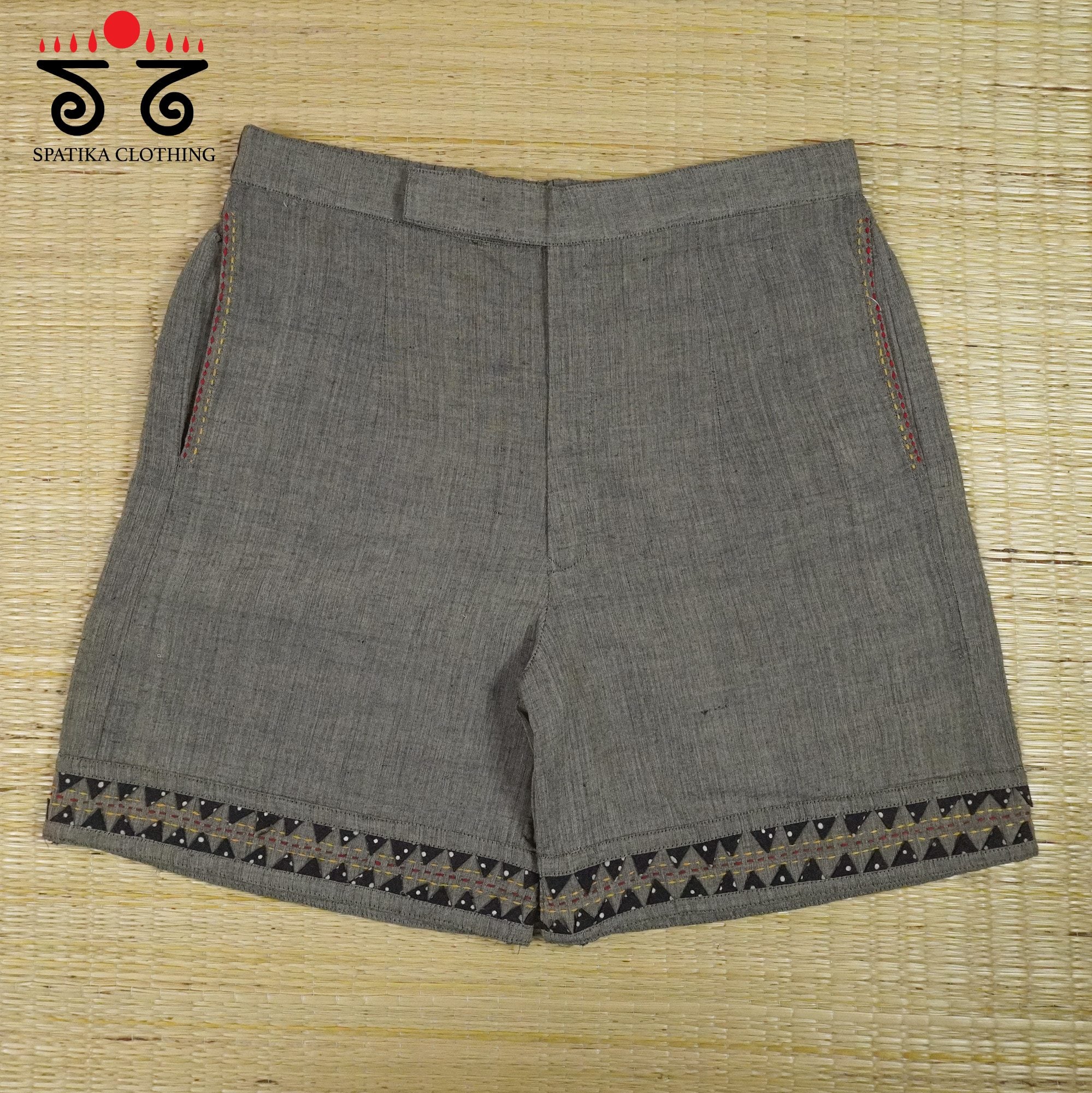 Applique Kanthawork Shorts