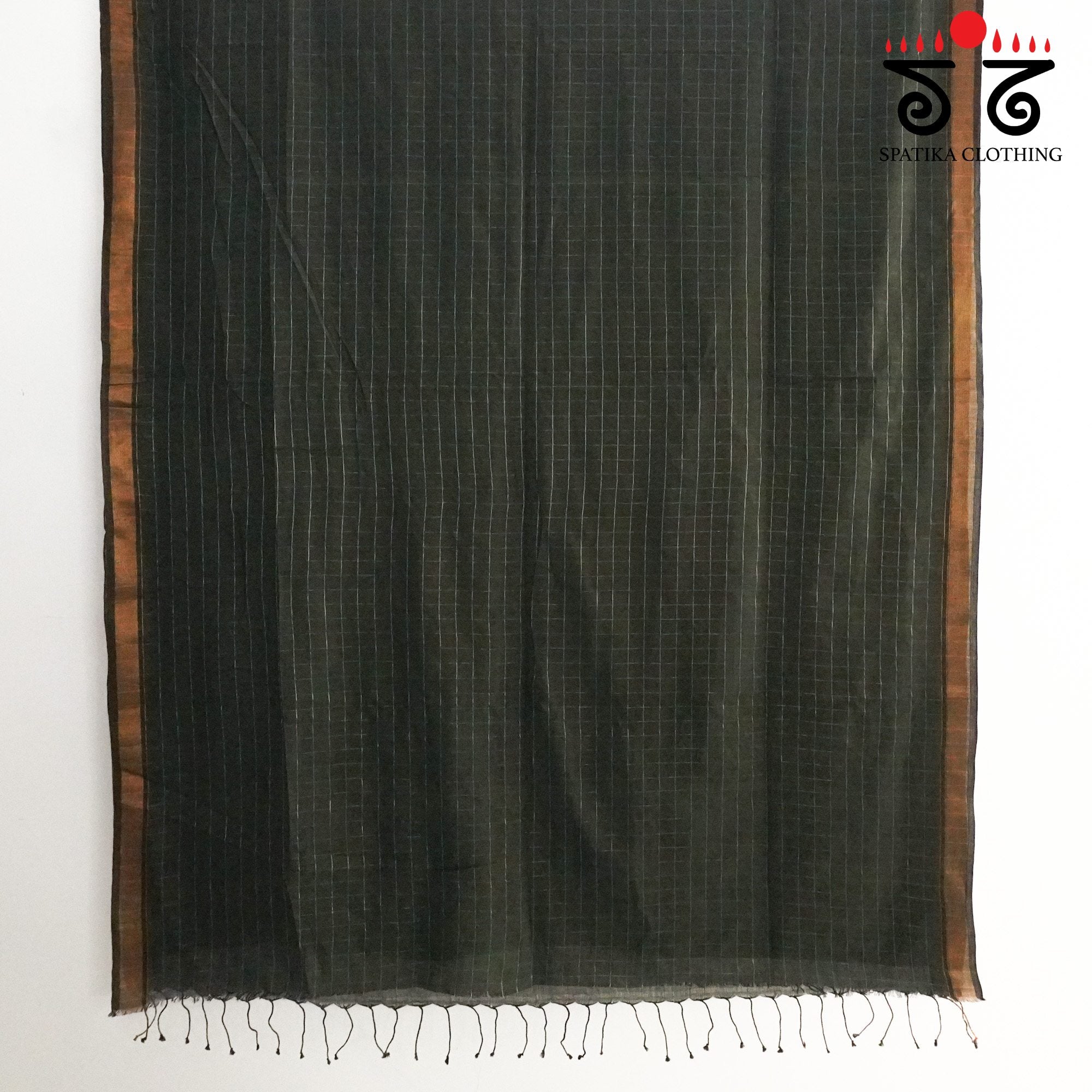 Green Zari Bengal Cotton Saree