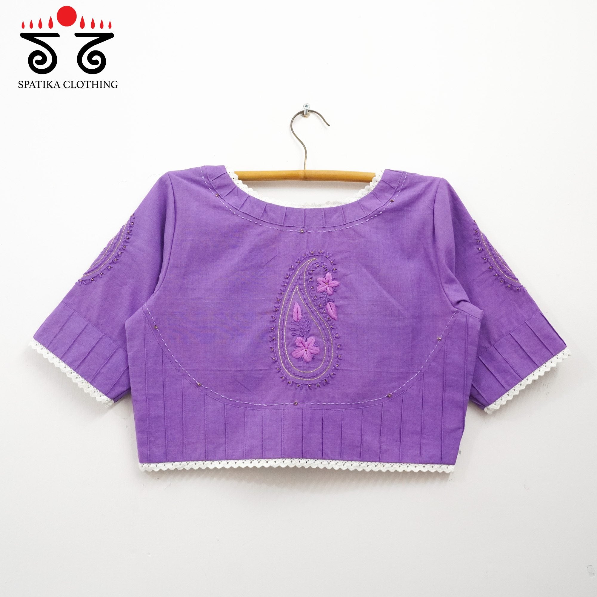 The Chikan & Lace Blouse