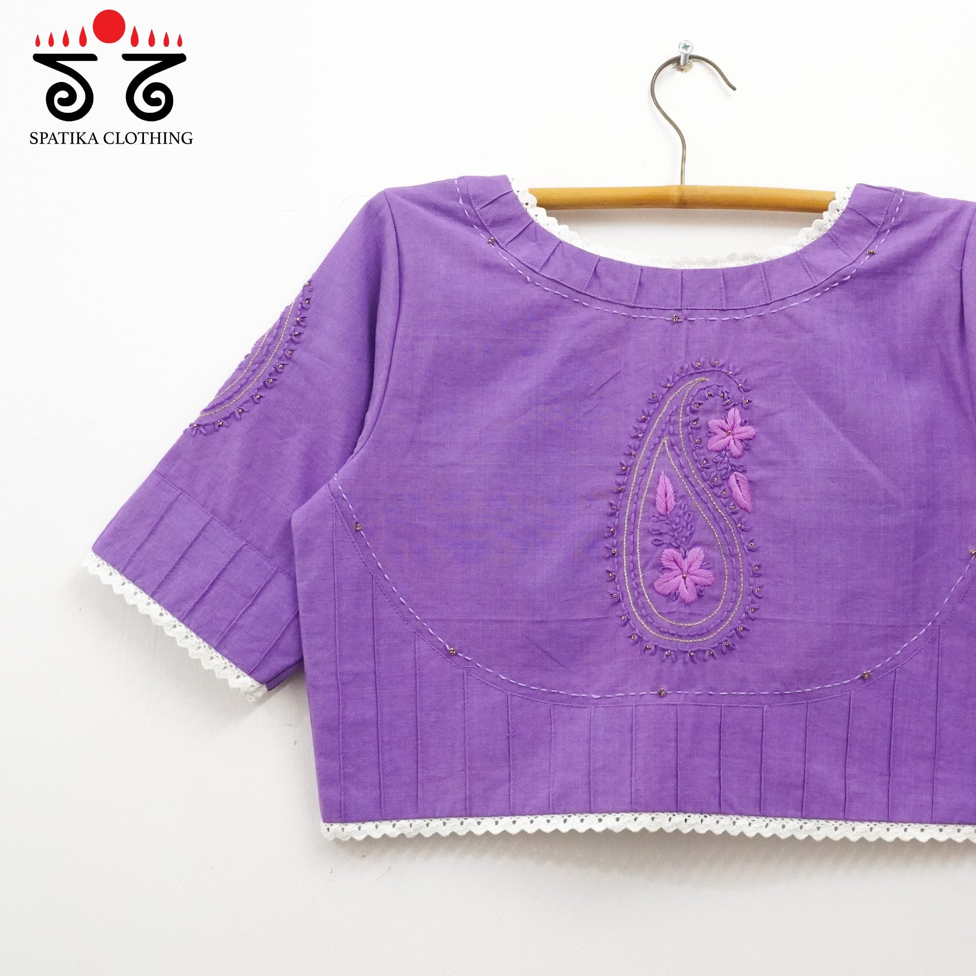 The Chikan & Lace Blouse