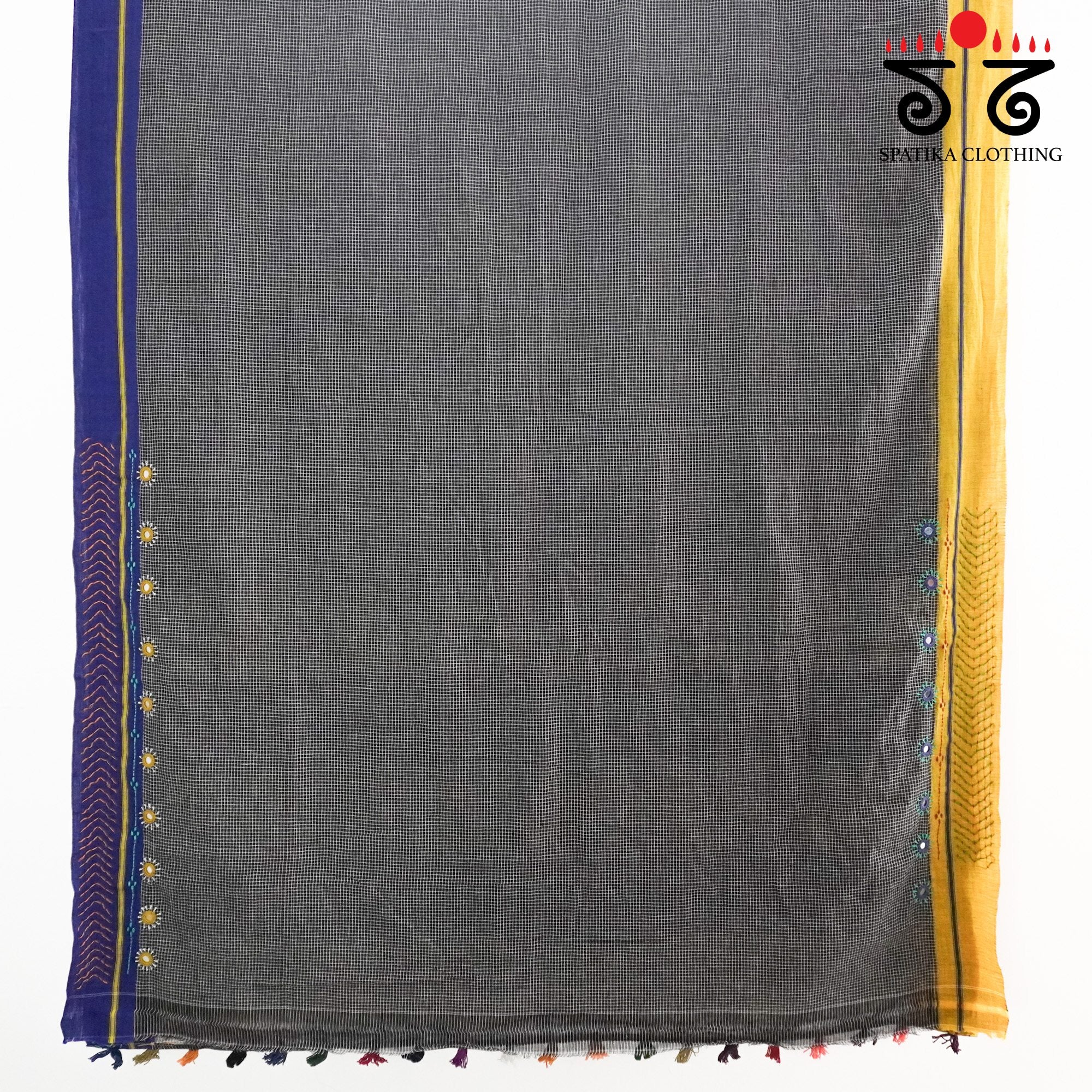 Lambani Hand Embroidered Patteda Anchu Saree