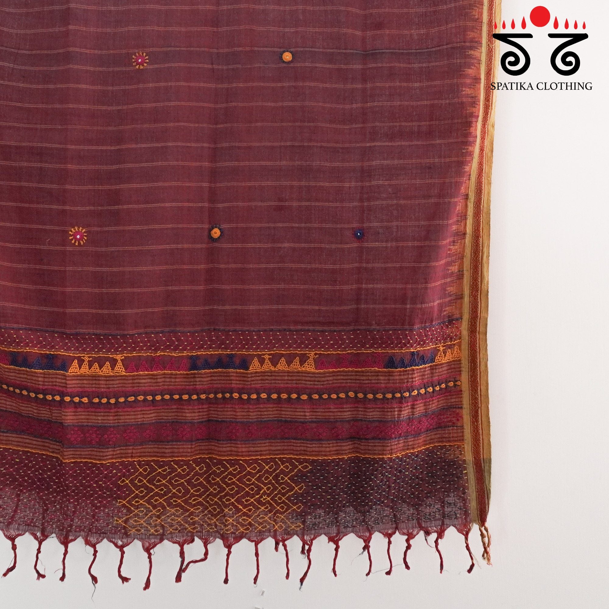 Ponduru Hand Embroidered Dupatta