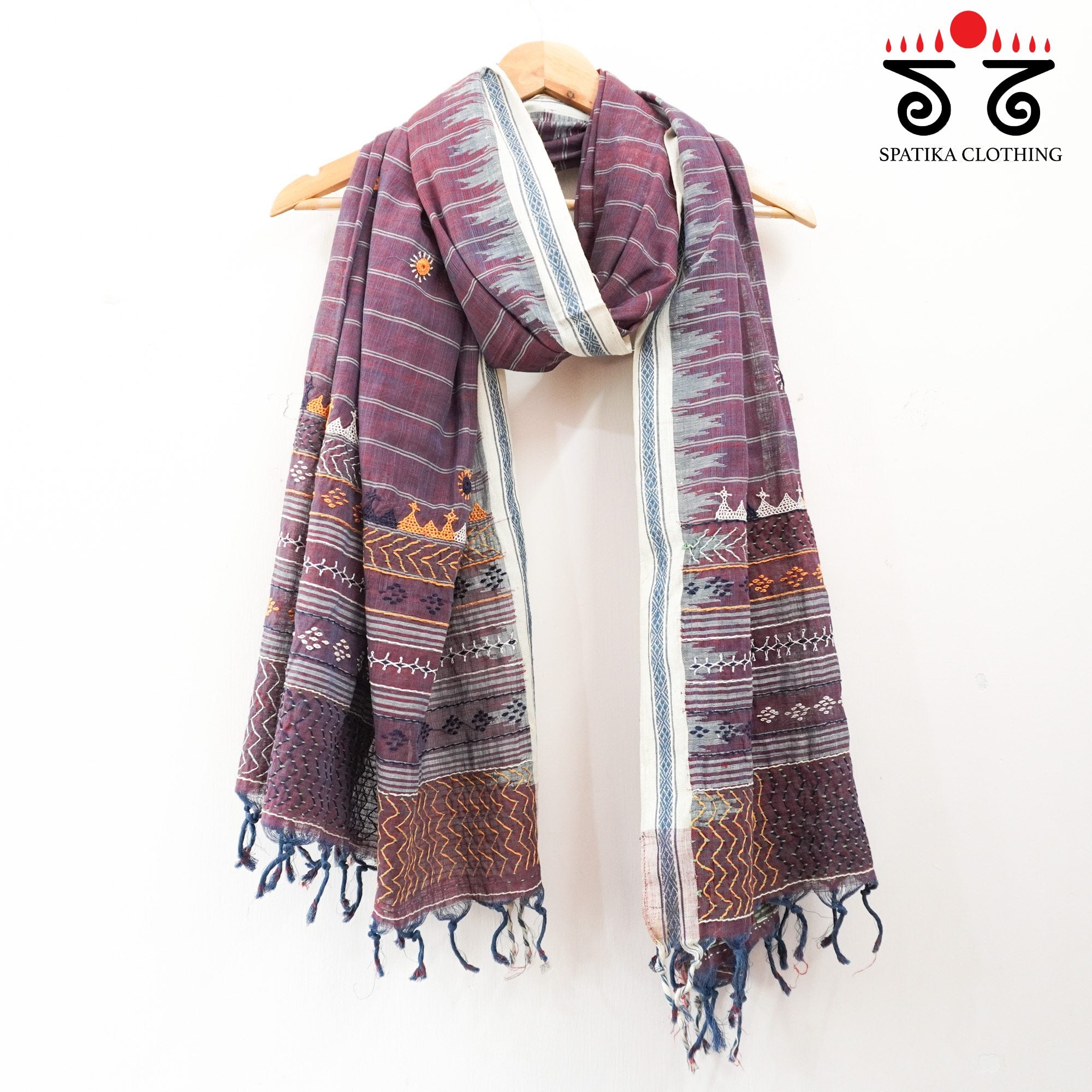 Ponduru Hand Embroidered Dupatta