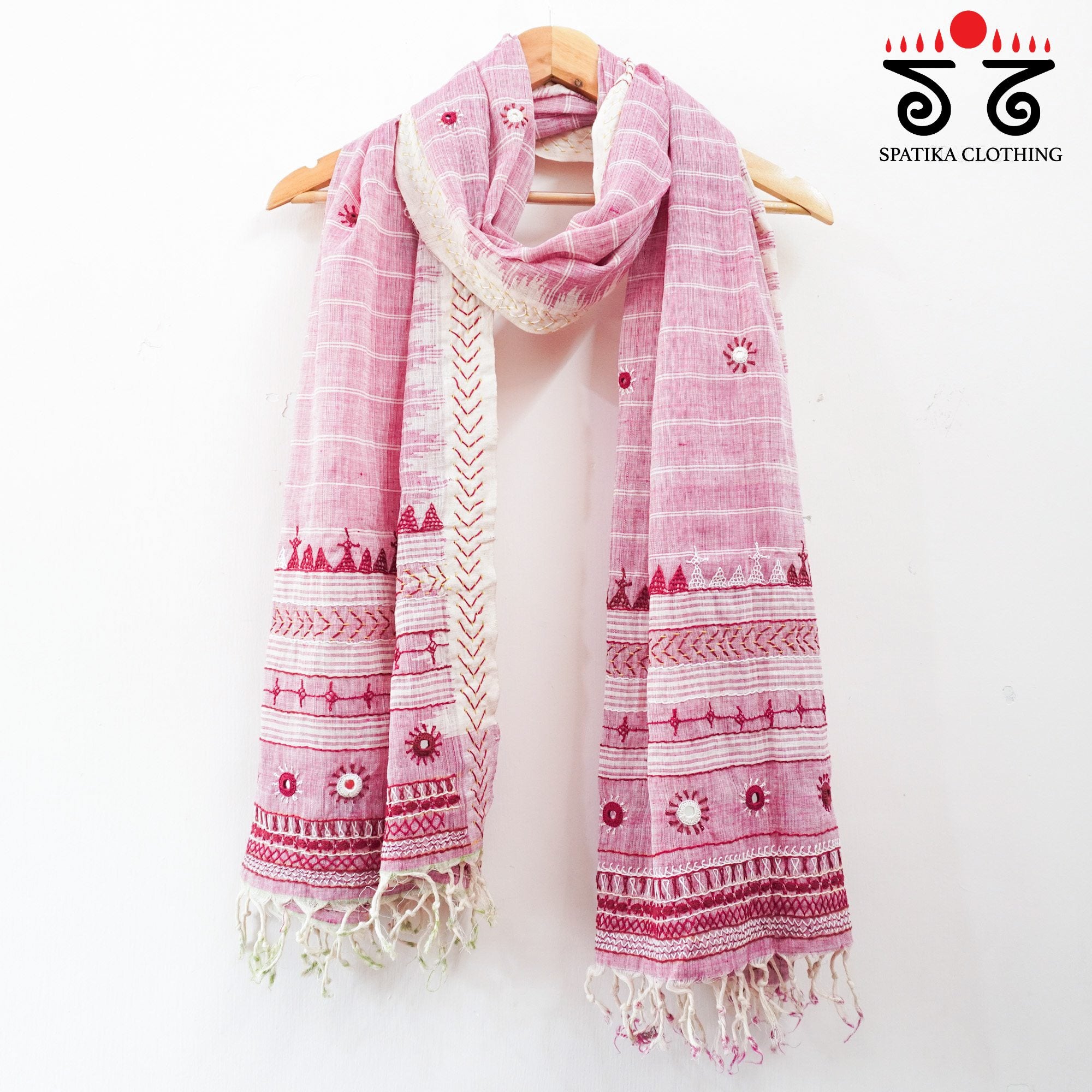 Ponduru Hand Embroidered Dupatta