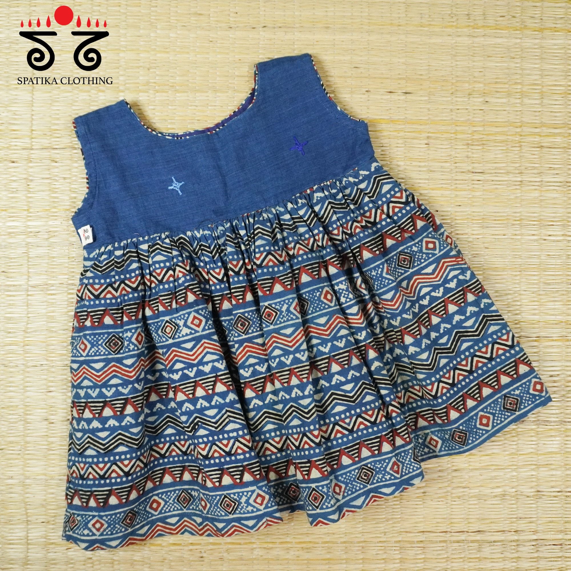 Handcrafted kids frock - New!
