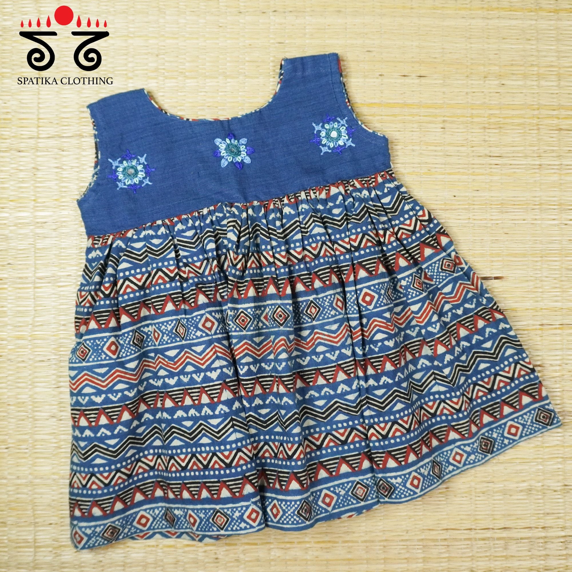 Handcrafted kids frock - New!